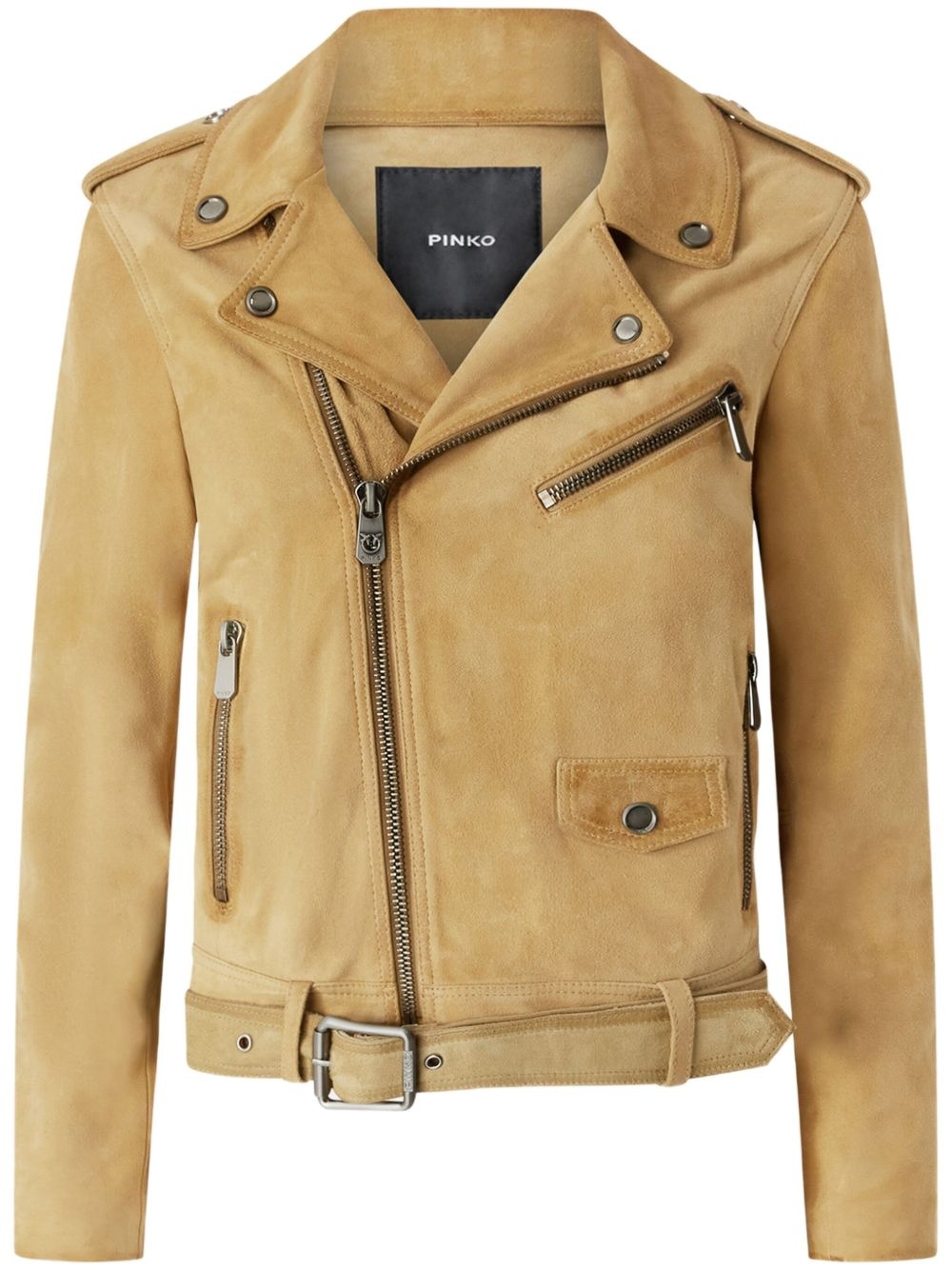 suede biker jacket - 1