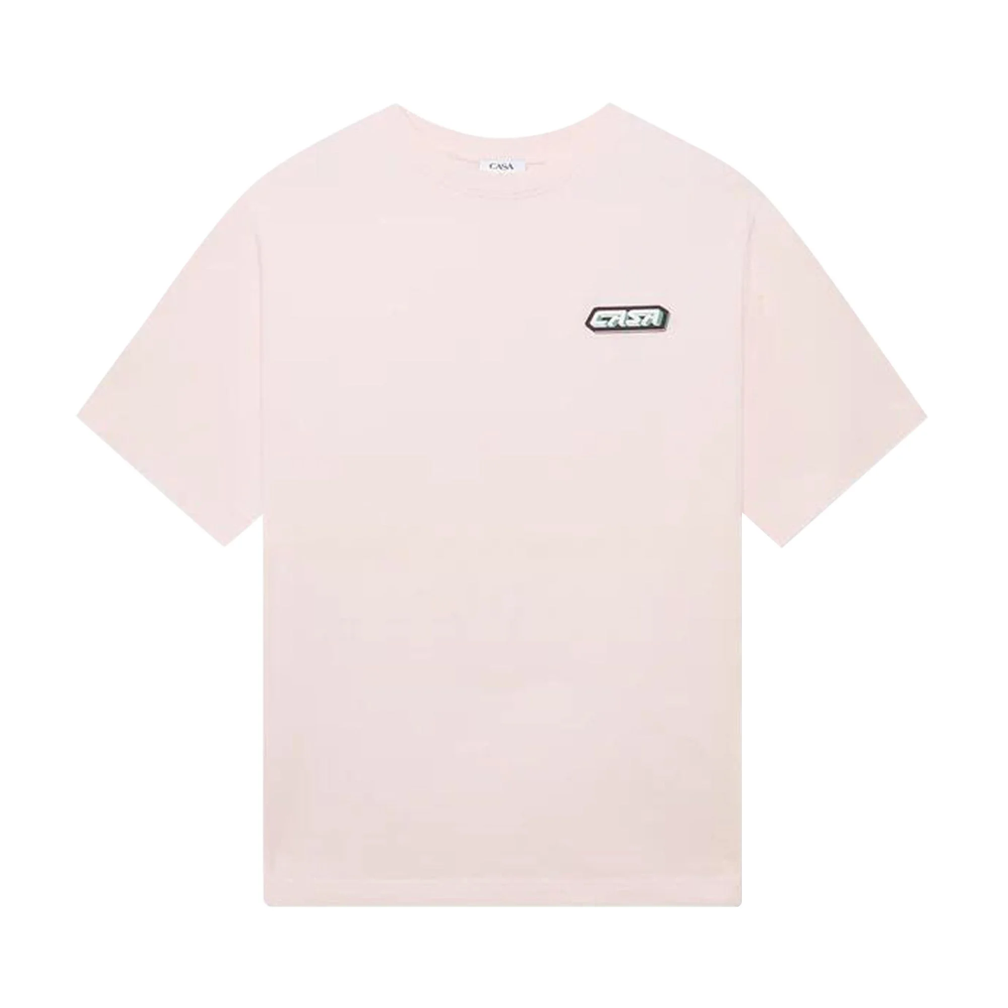 Casablanca Casa Racing PVC Patch Oversized T-Shirt 'Pink' - 1