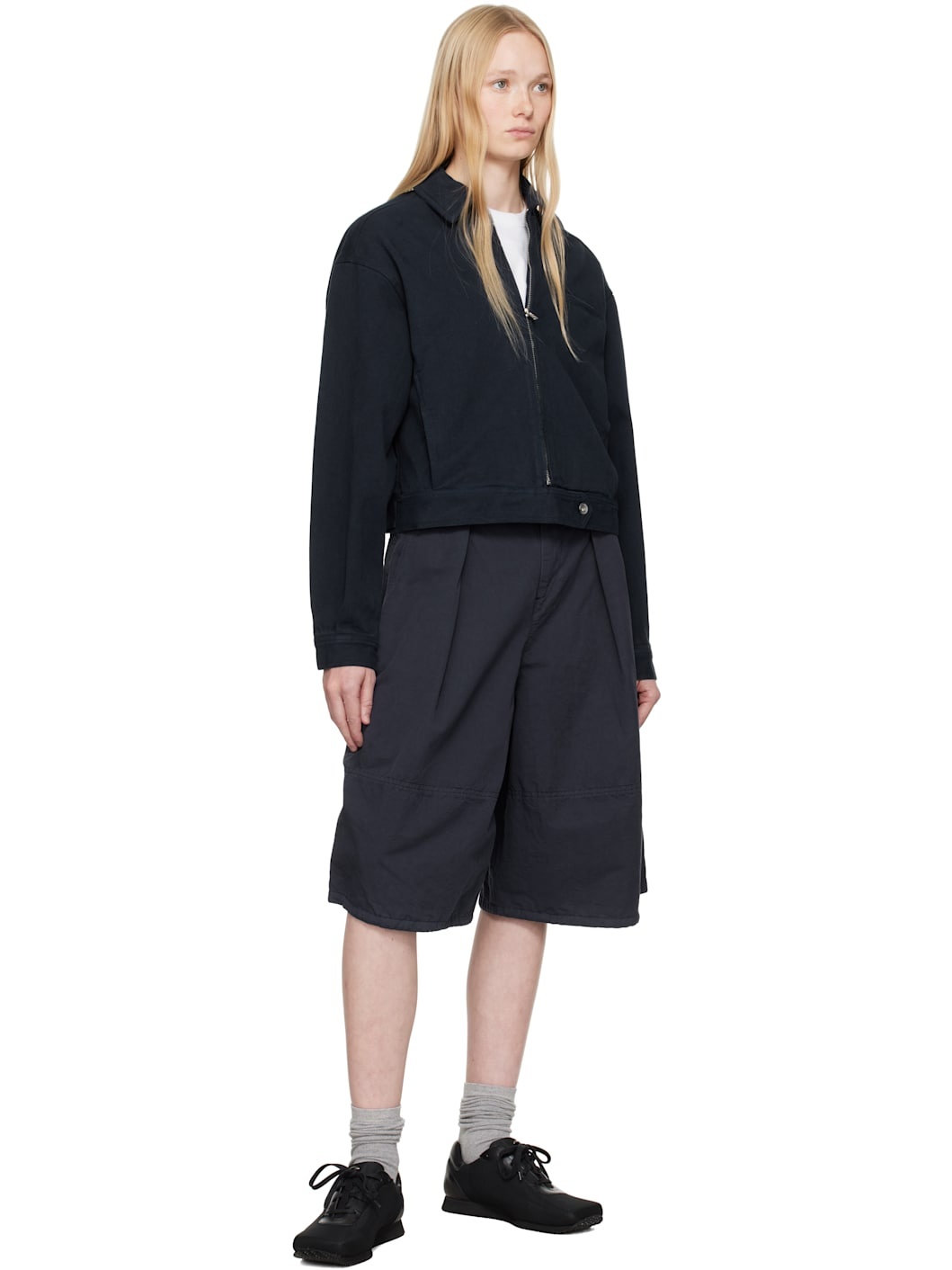 Navy Burnside Bomber Jacket - 4