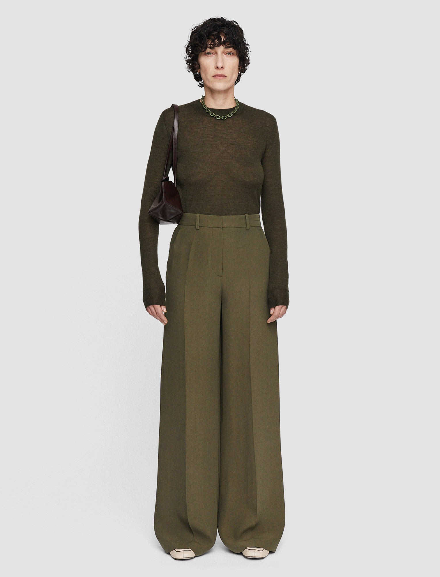 Silk Crepe Alana Trousers - 2