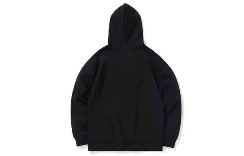 Li-Ning Li-Ning Paris Fashion Week Embroidered Logo Pullover Hoodie 'Black Red' AWDNB95-1 outlook