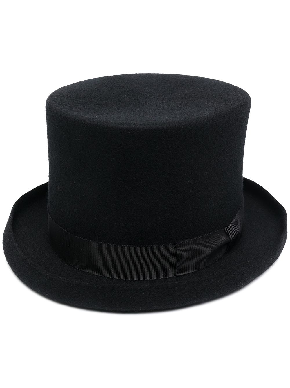 ribbon-trim top hat - 1