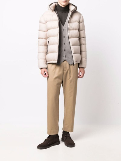 Herno padded quilted coat outlook