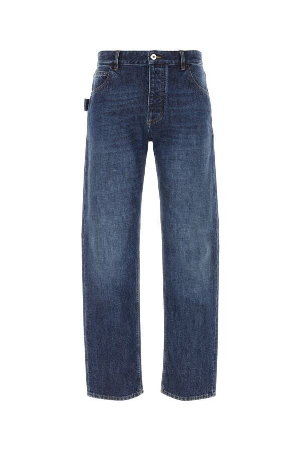 Bottega Veneta Man Blue Denim Jeans - 1