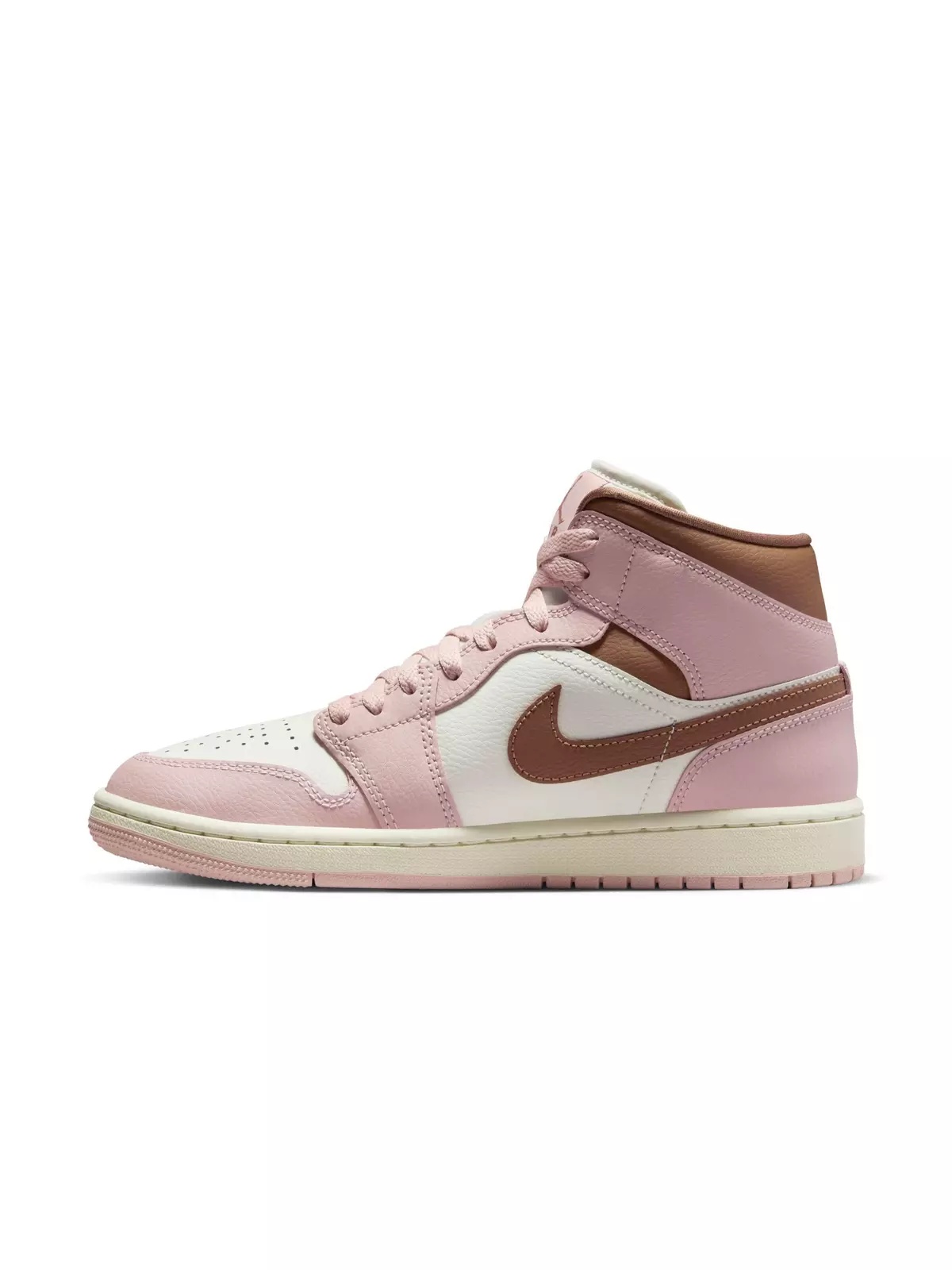 1 Mid "Pink Oxford/Archaeo Brown/Sail" Women's Shoe - 4
