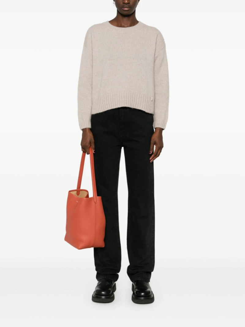 Herno logo-plaque sweater outlook