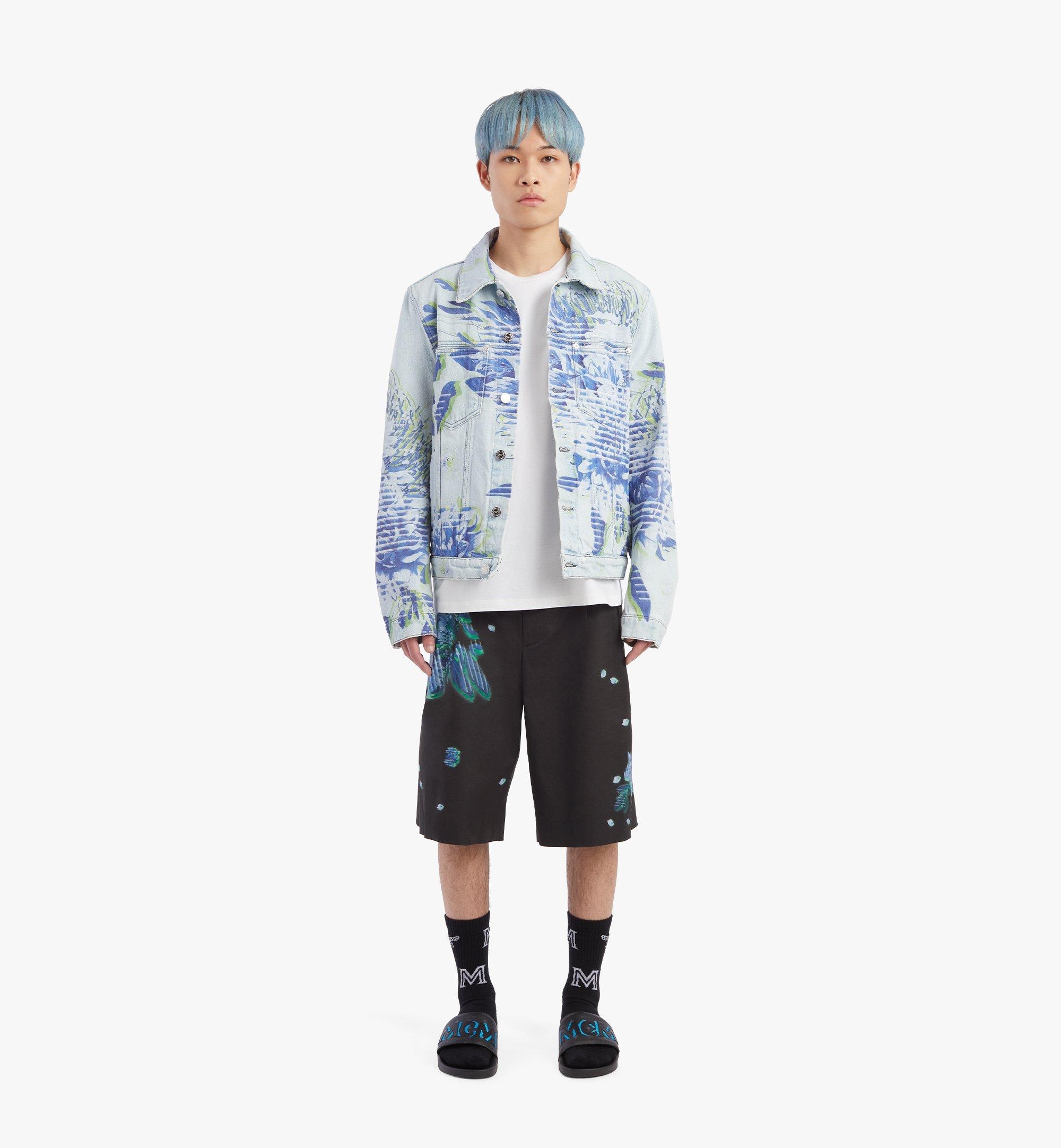 Men’s Tech Flower Denim Jacket - 3