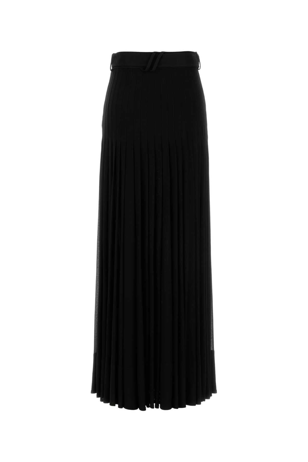 Burberry Women Black Crepe Skirt - 2