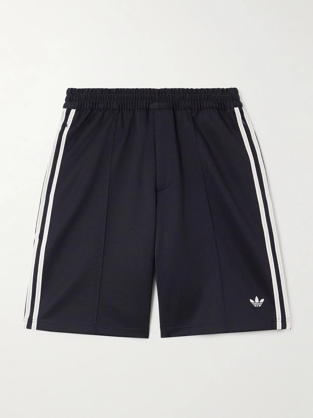 + Wales Bonner Striped Twill Shorts - 1