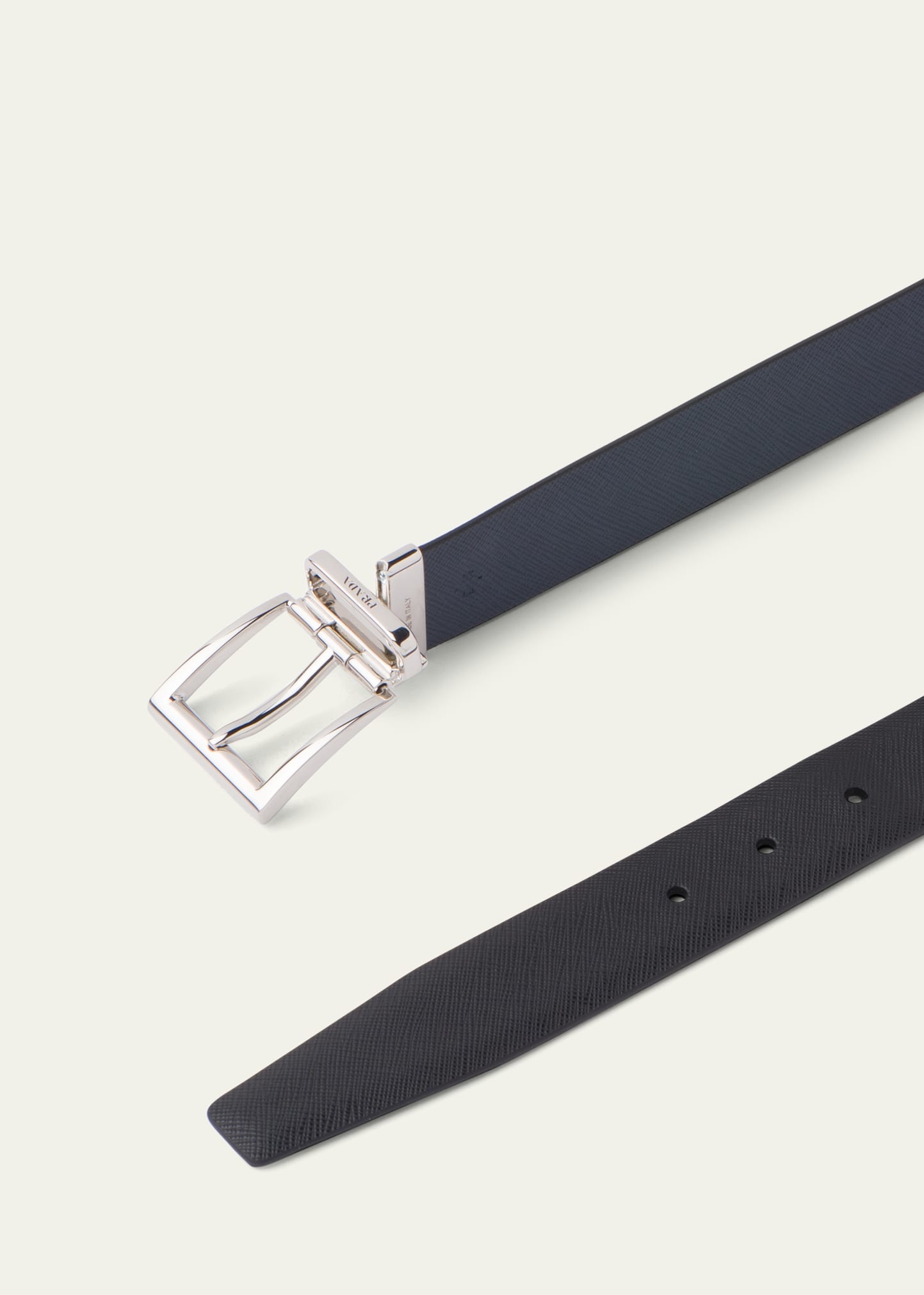 Men's Reversible Saffiano Dress Belt - 3
