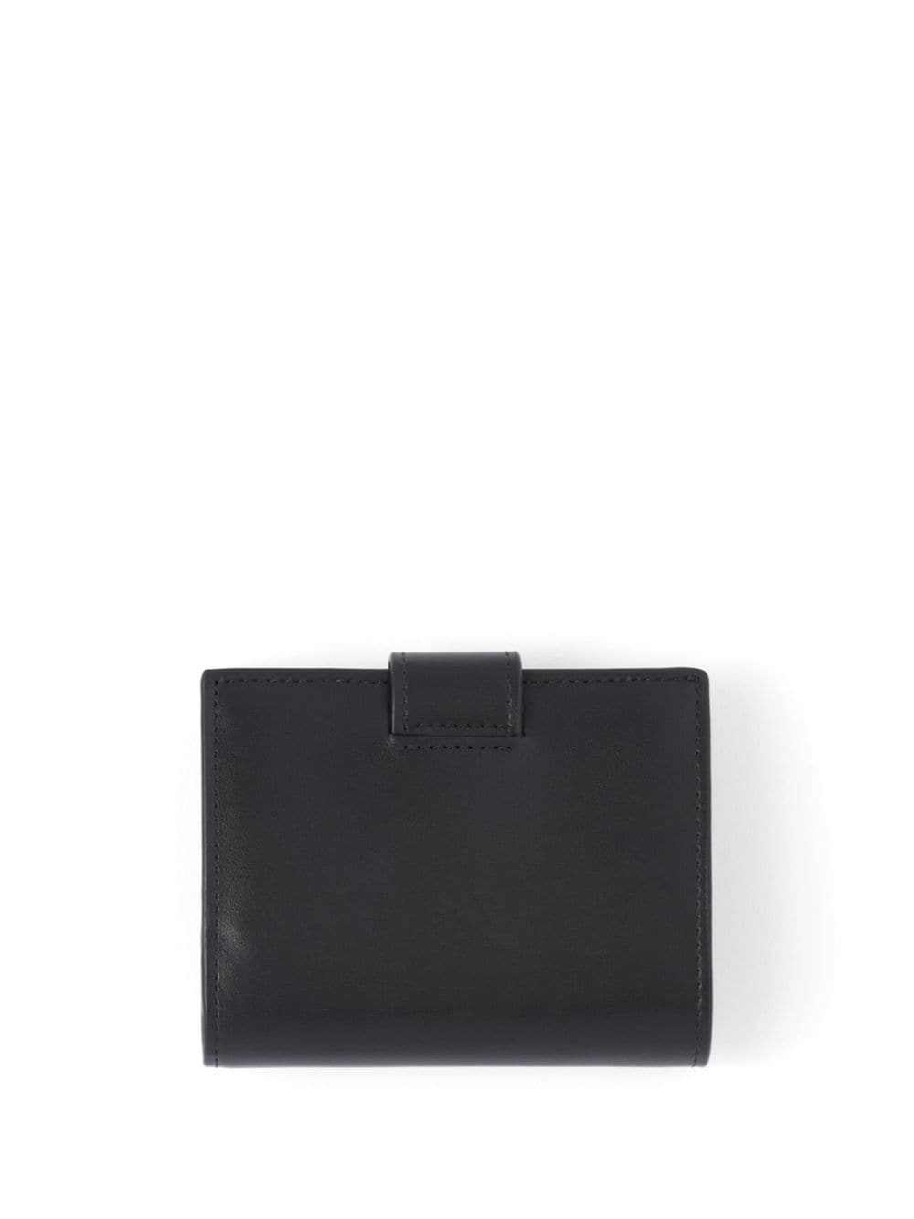 triangle-logo leather wallet - 2