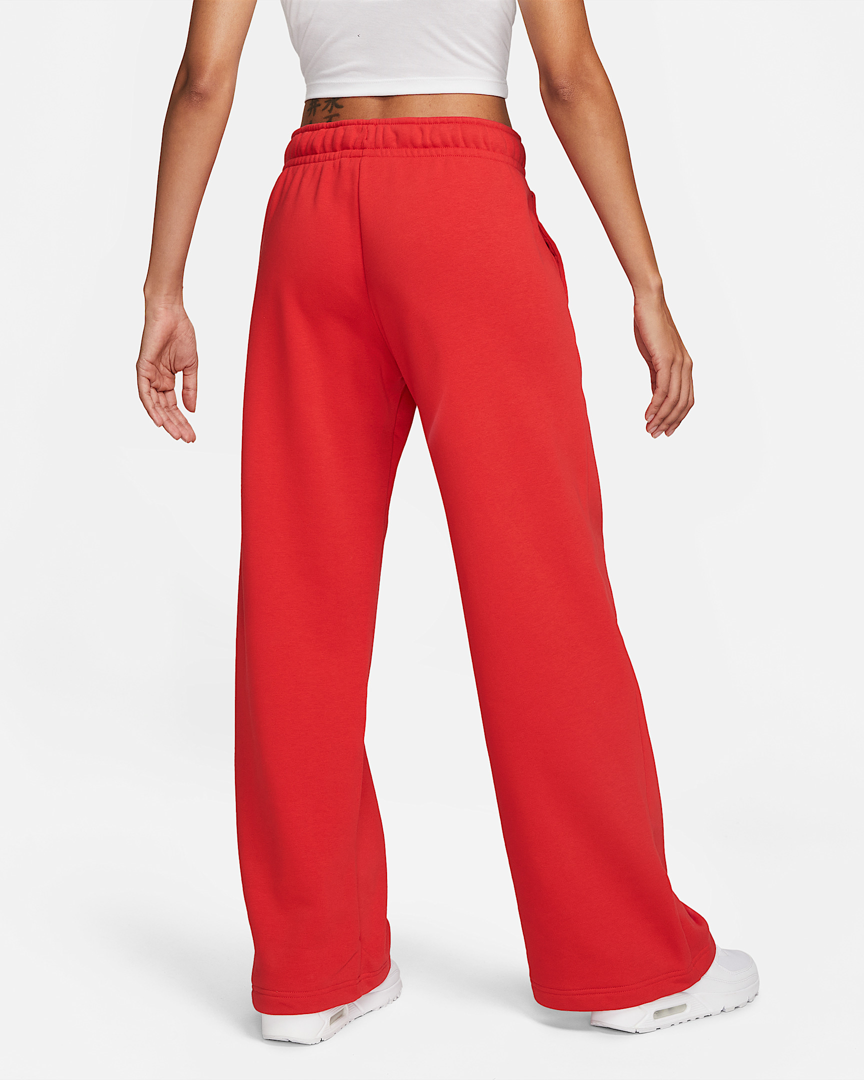 Nike Sportswear Club Fleece Women's Mid-Rise Wide-Leg Sweatpants - 2