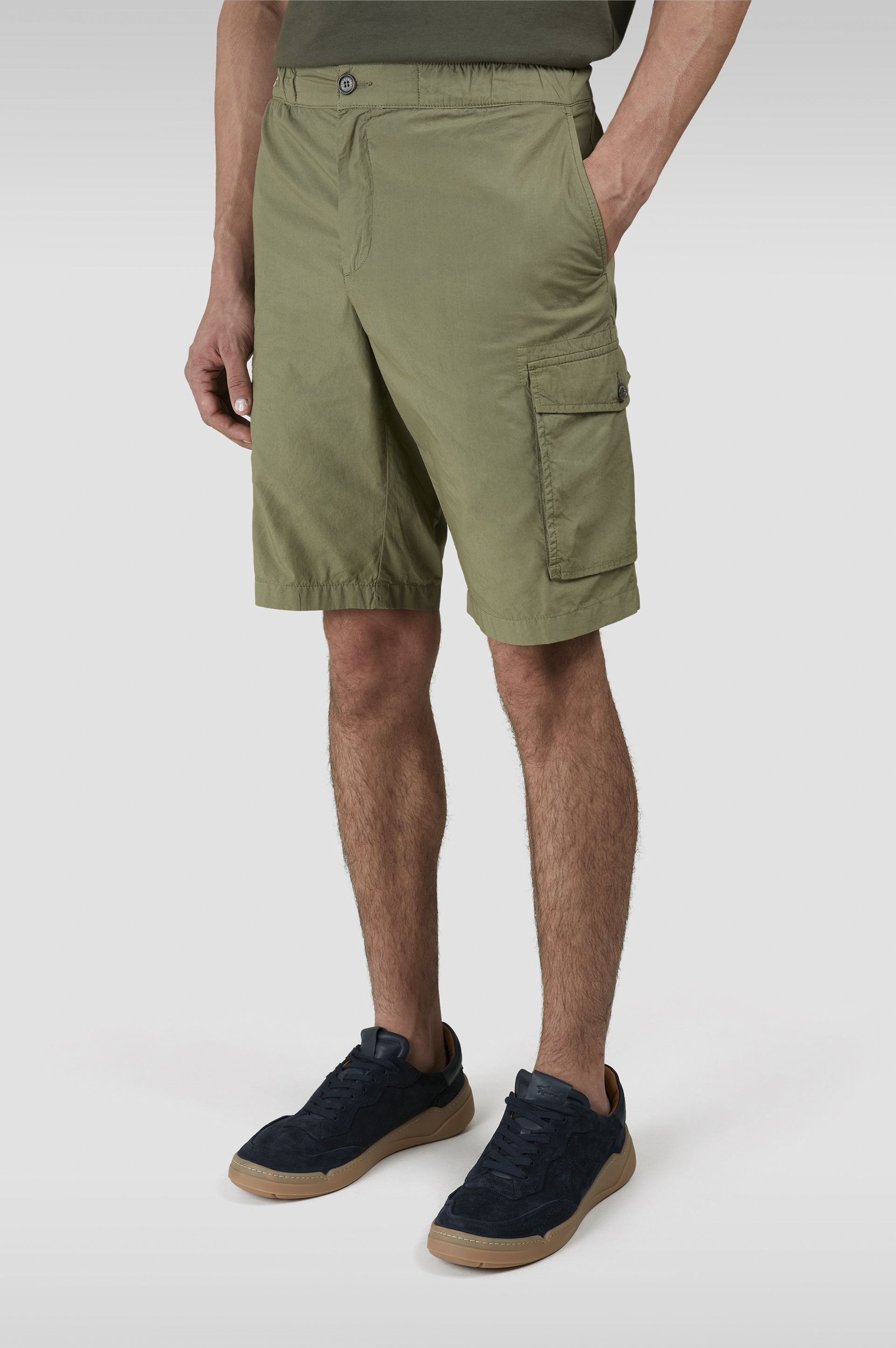 CARGO BERMUDA IN ULTRALIGHT POPLIN COTTON - 6