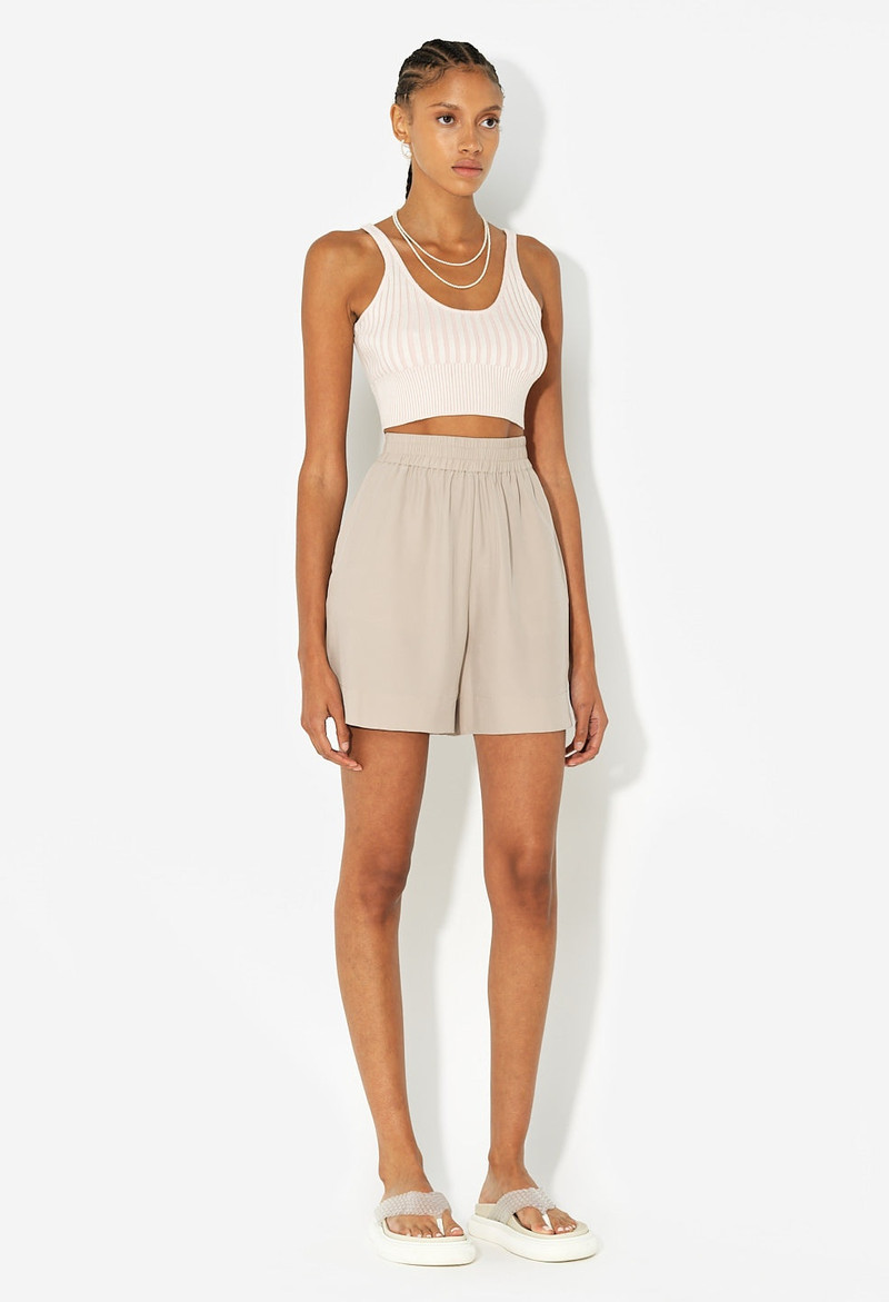 SILK COTTON RIB TANK 3