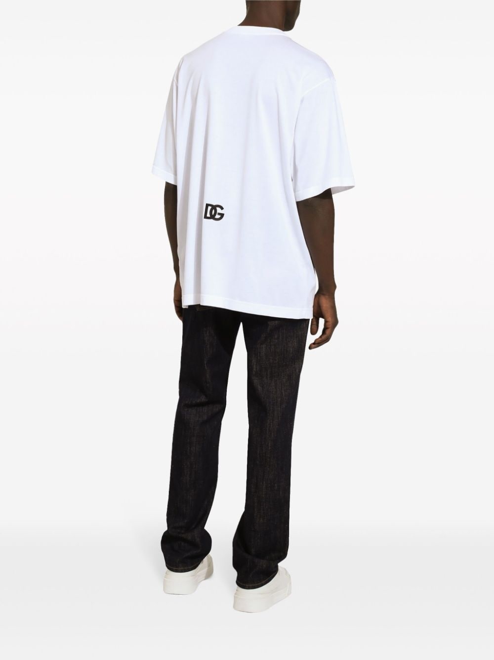 logo-print cotton T-shirt - 4