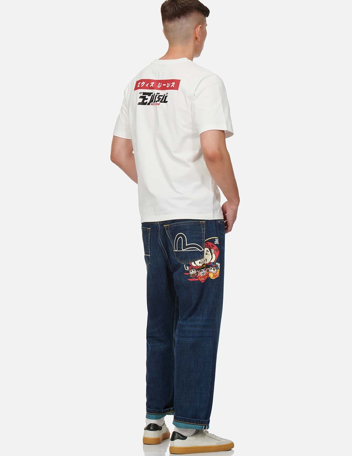 GODHEAD AND DARUMA STRAIGHT LEG JEANS - 5
