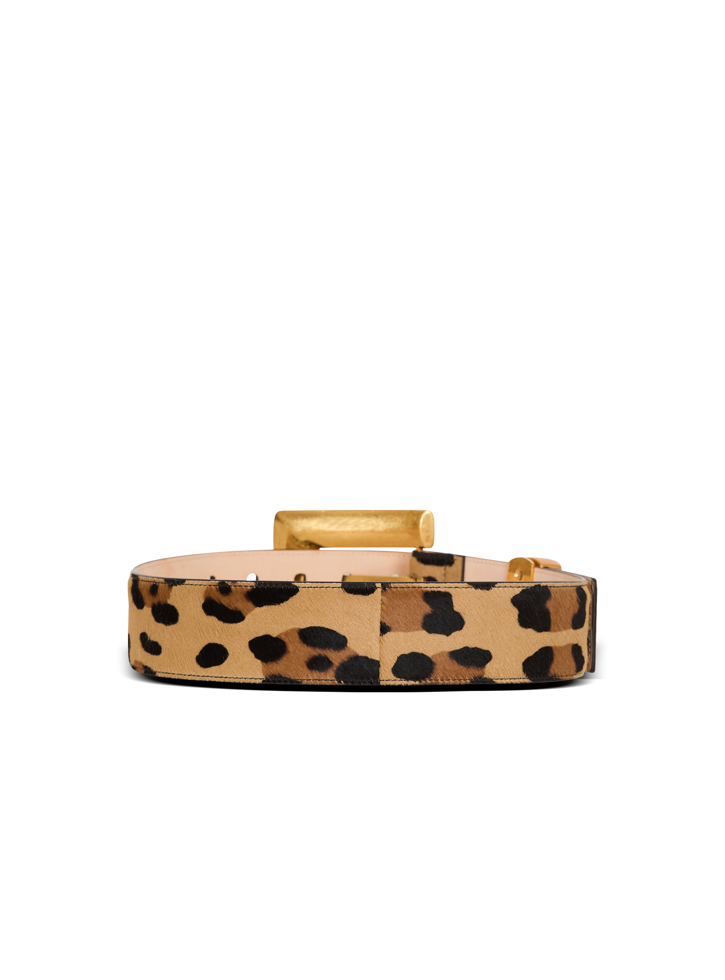 Anthem leopard print leather belt - 3