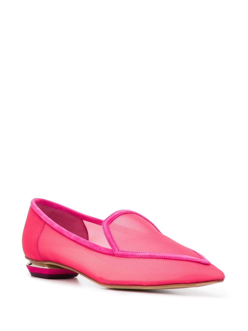 Beya mesh pointed toe loafers - 2