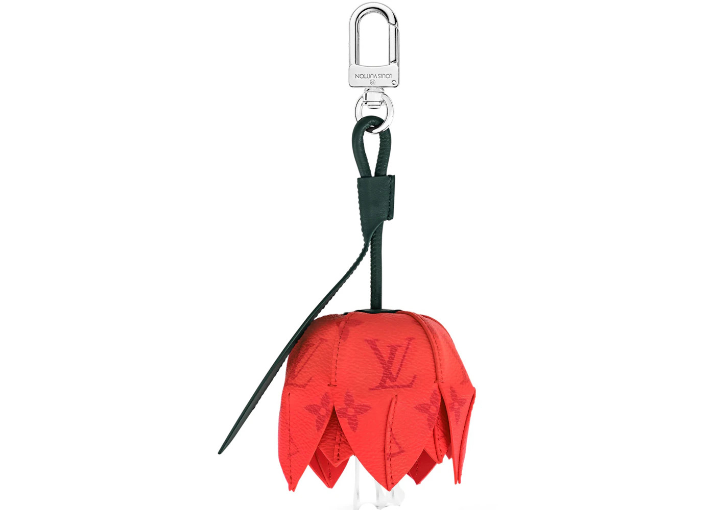 Louis Vuitton MNG Flower Bag Charm Red/Green - 2