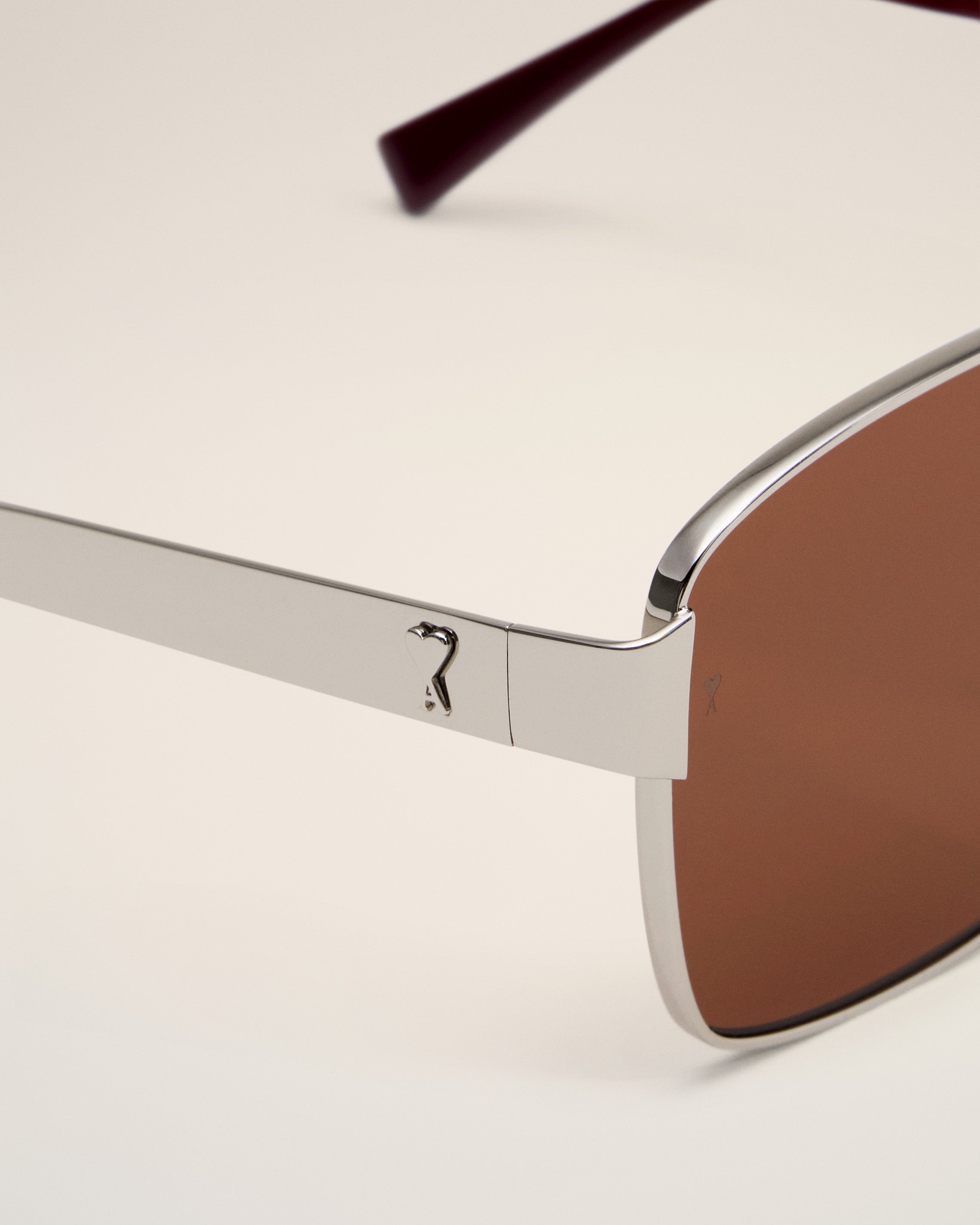 SILVER STAINLESS STEEL 75007 SUNGLASSES - 4