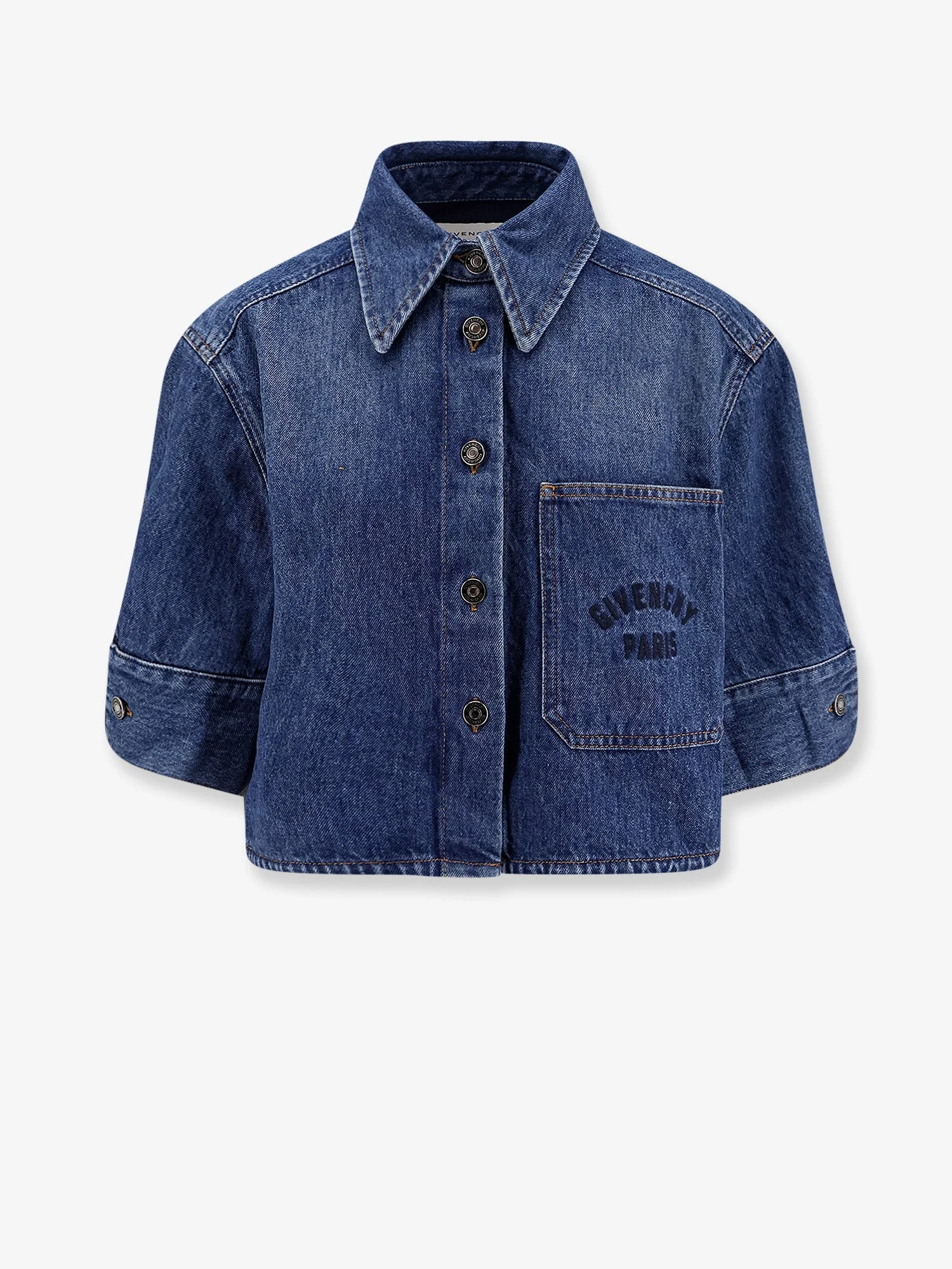 Givenchy Cocoon Blue Denim Shirt - 1