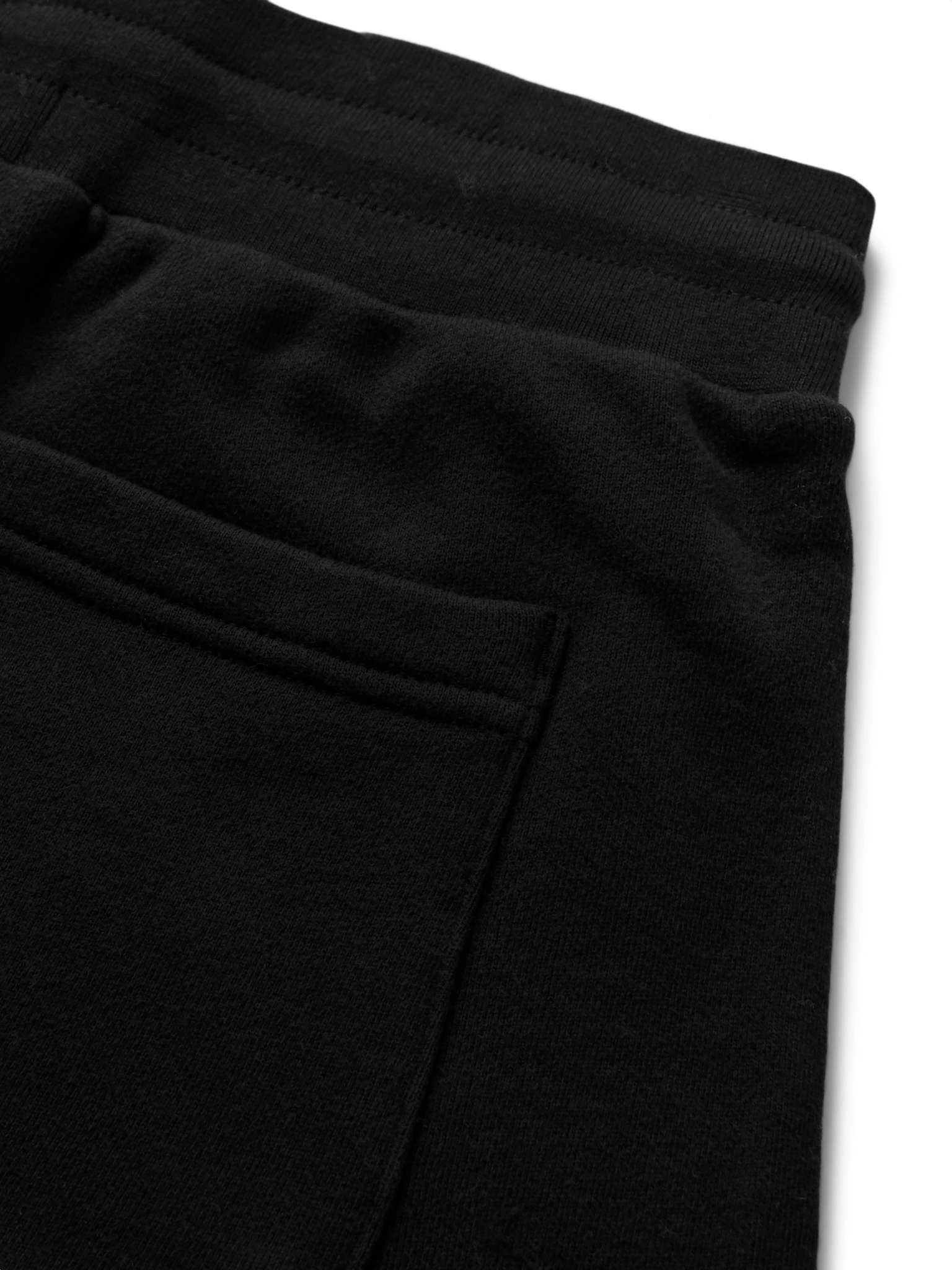 Crimson Loopback Cotton-Jersey Drawstring Shorts - 6