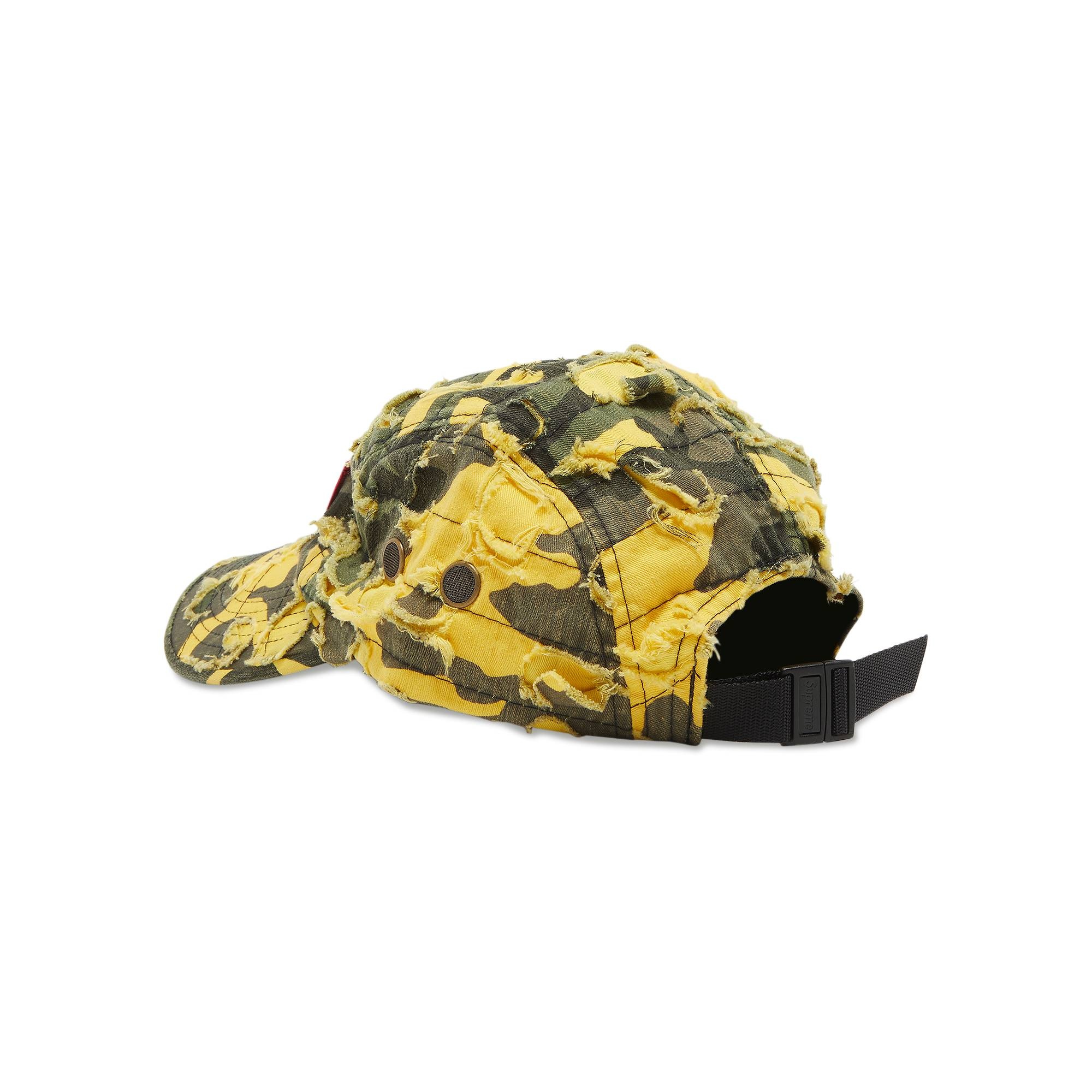 Supreme x Griffin Camp Cap 'Yellow Camo' - 3