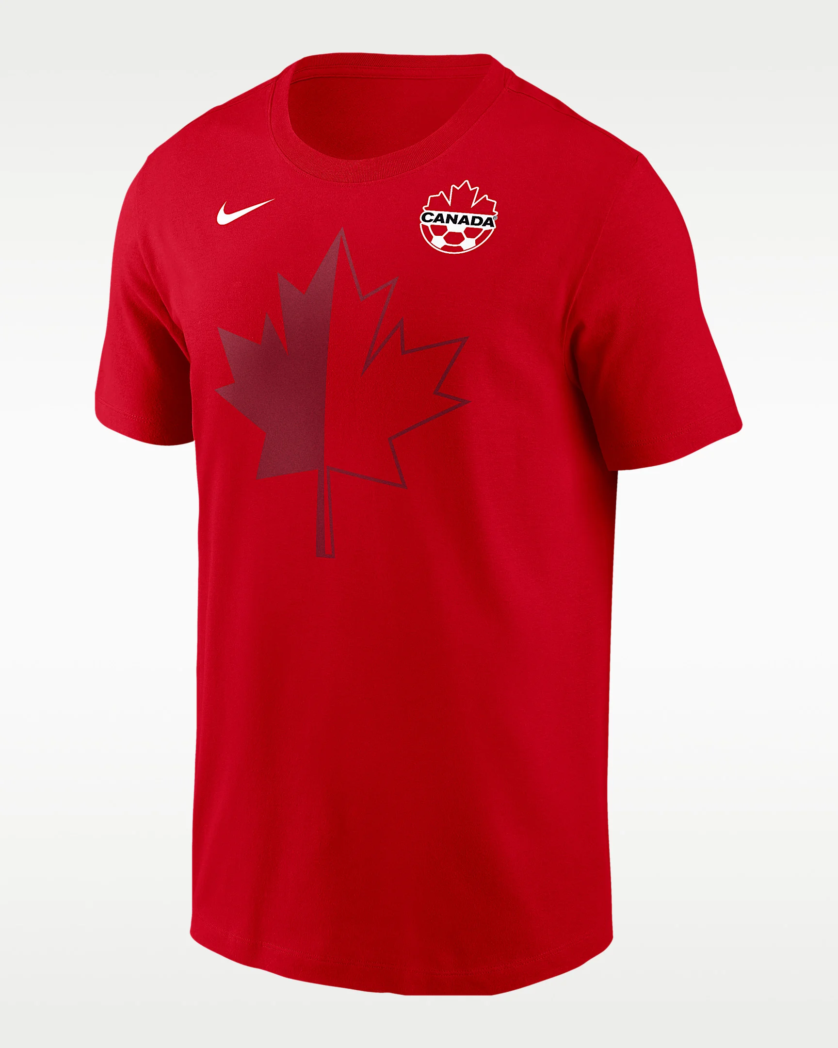 Canada Nike Fanwear Collection Men's Soccer Cotton Short-Sleeve T-Shirt - 1