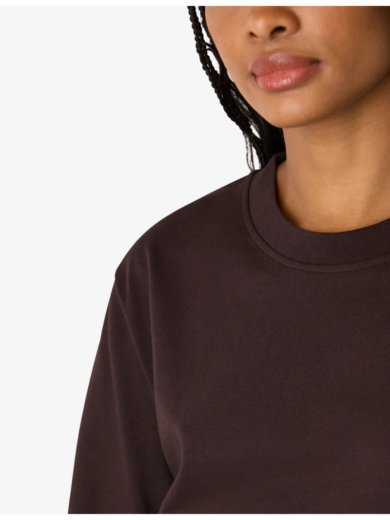 Round-Neck Long-Sleeve Cotton-Jersey Top 5