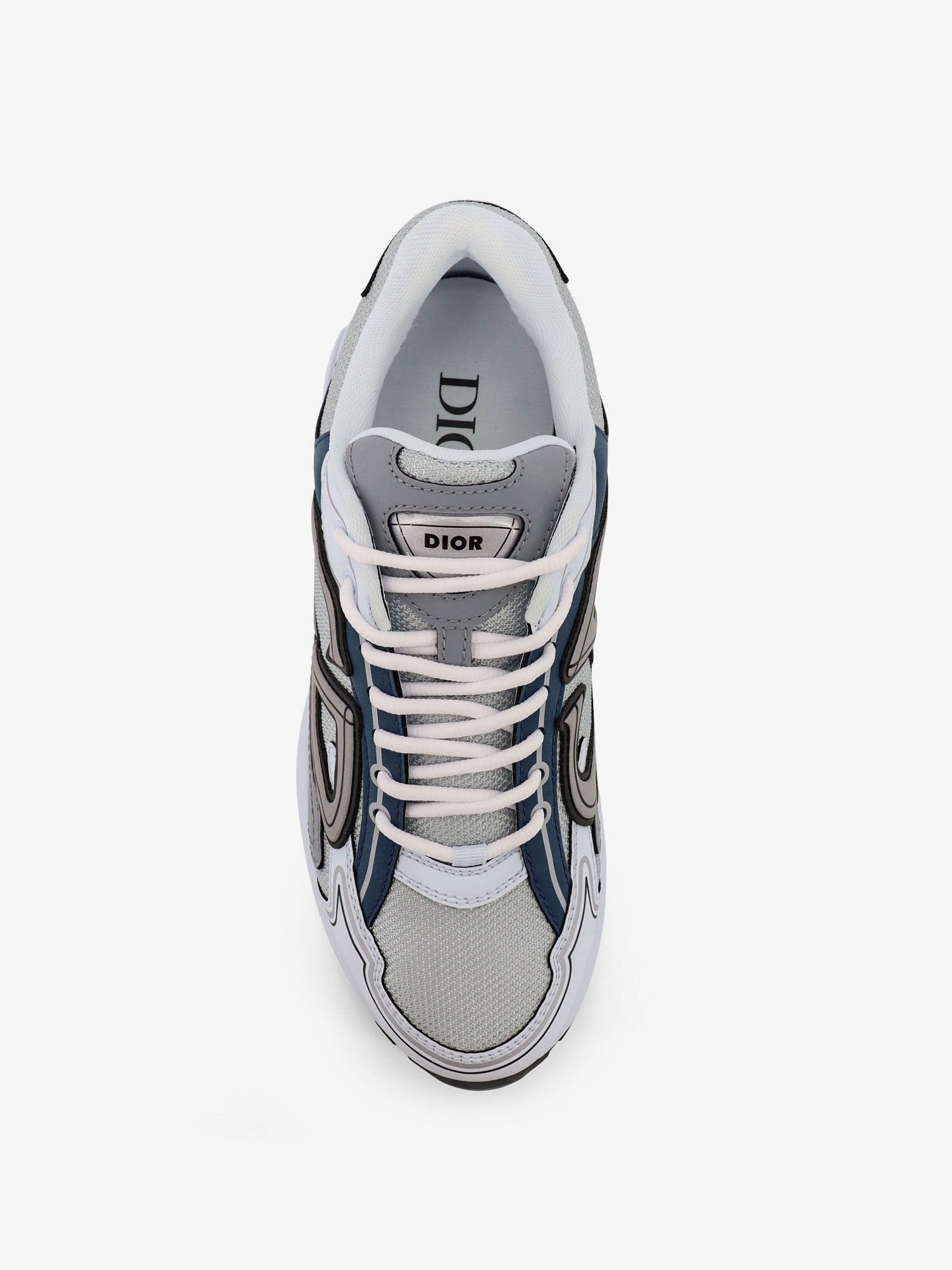 Dior B30 Count Low-Top Leather And Mesh Sneakers - 5