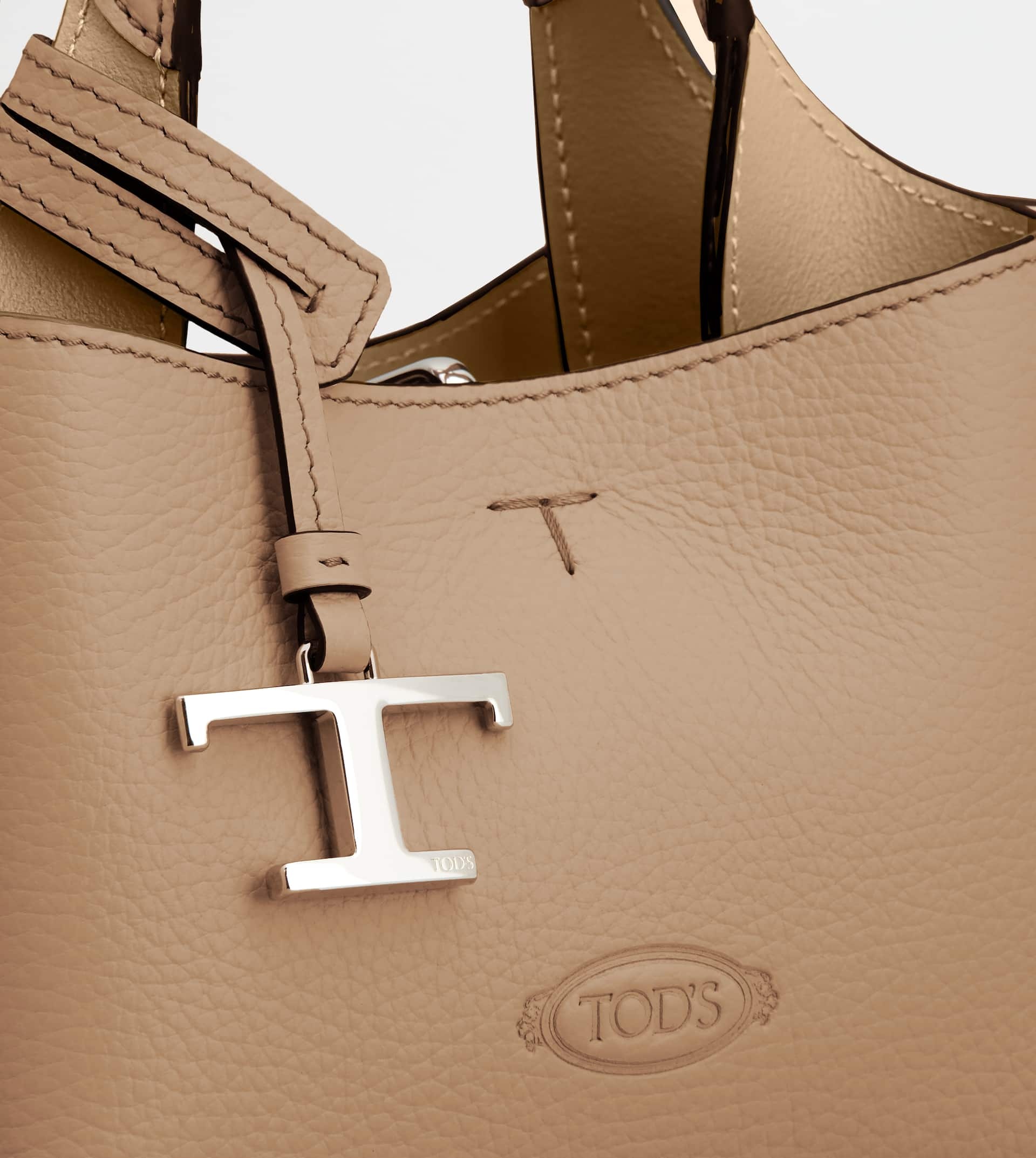 BAG IN LEATHER MICRO - BROWN - 5