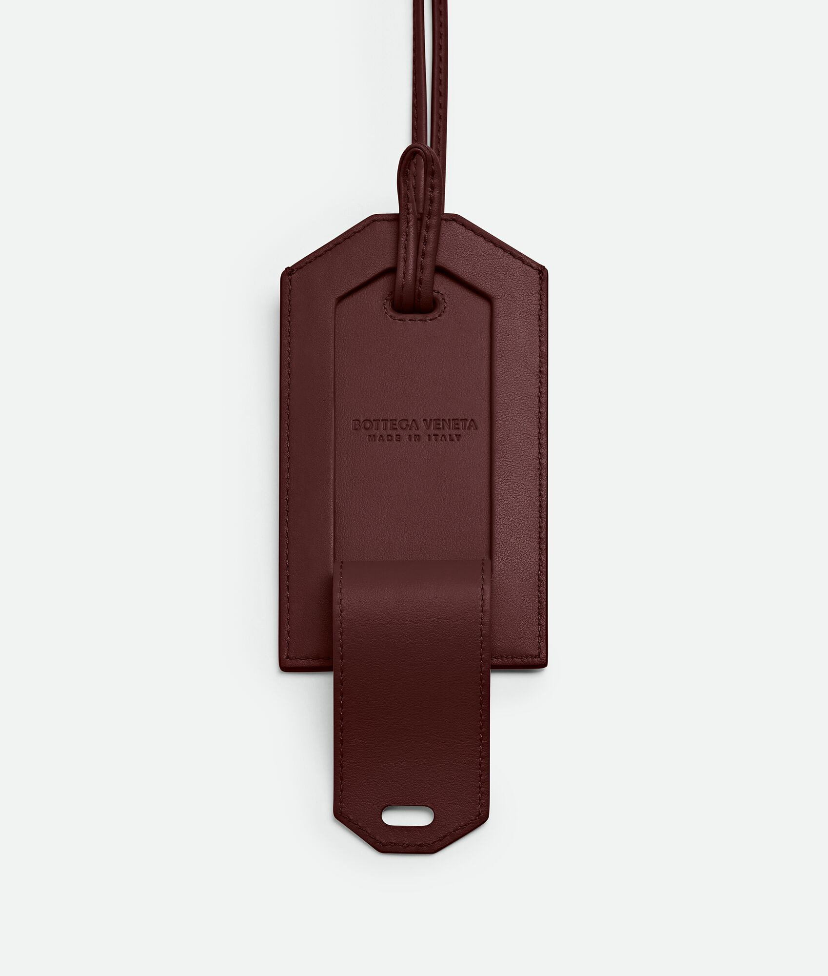Intrecciato Tag Holder On Strap - 4
