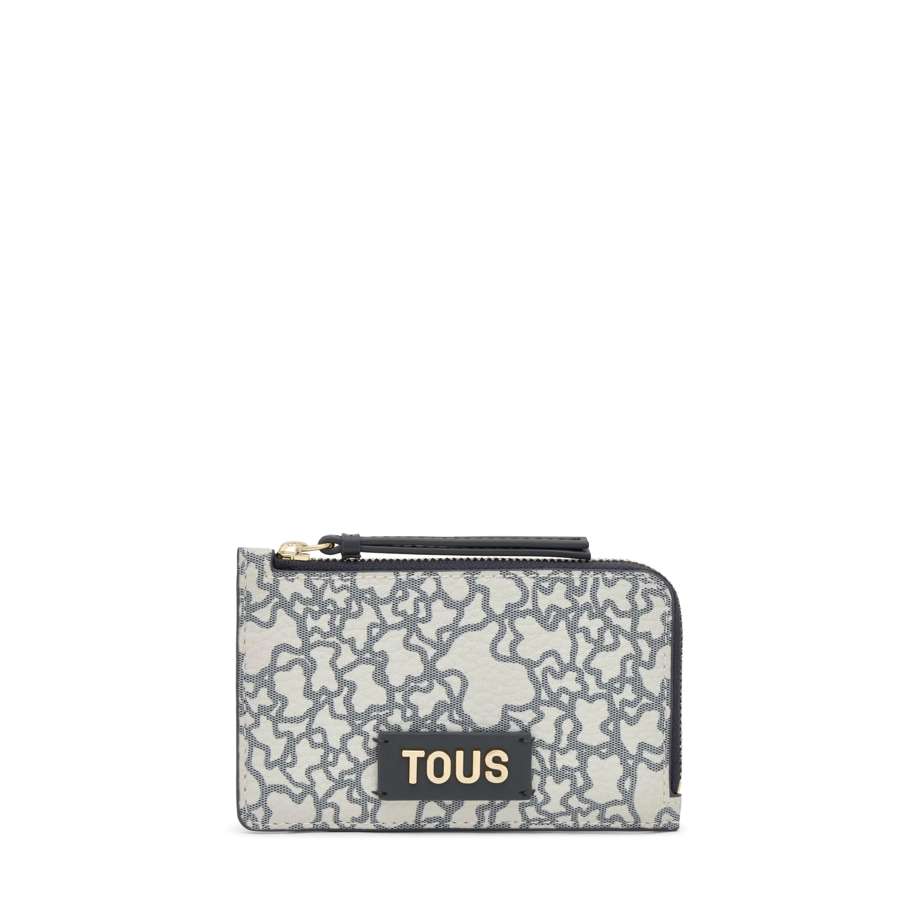 Gray Change purse cardholder TOUS Kaos Mini New - 1