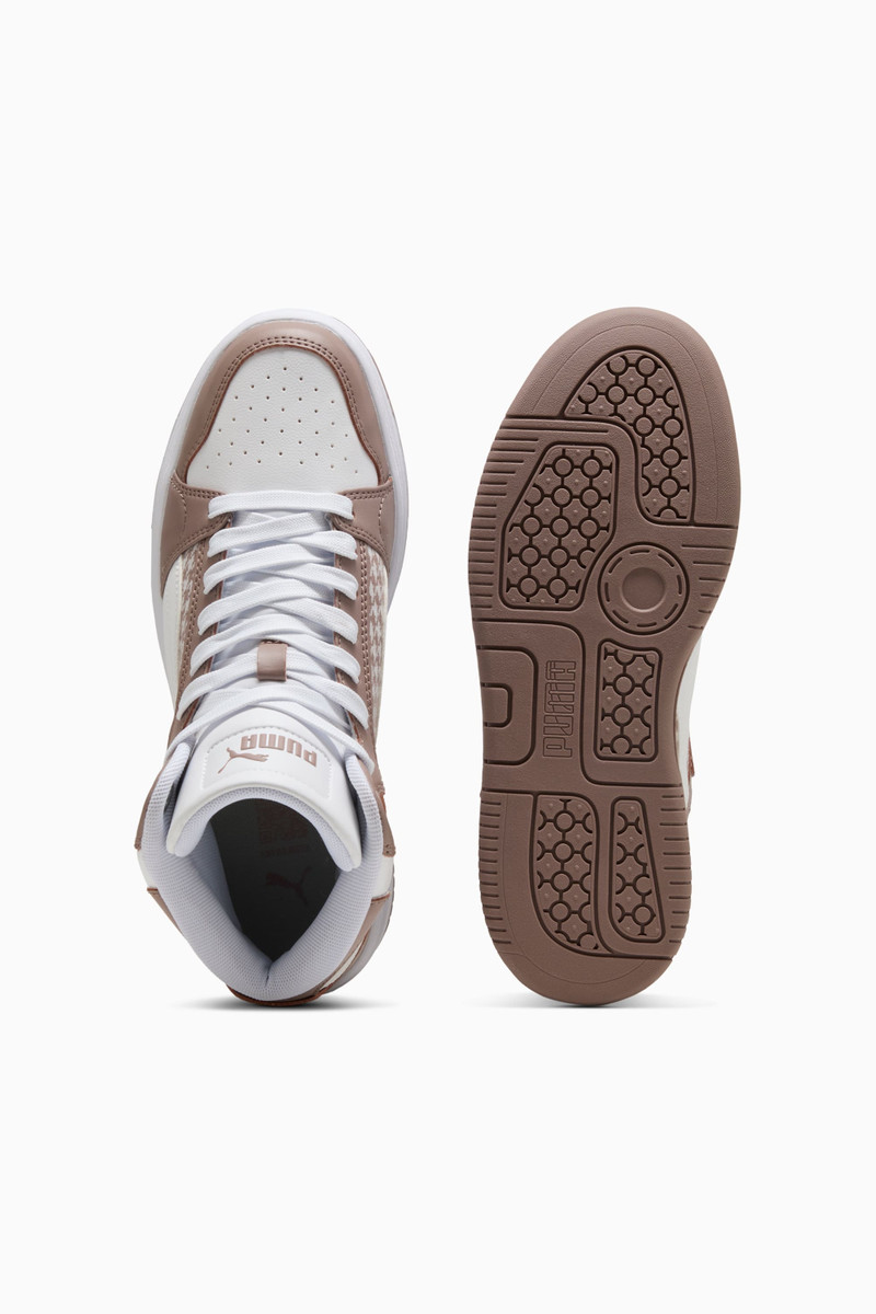 Rebound Femme Houndstooth Women's Mid-Top Sneakers 4
