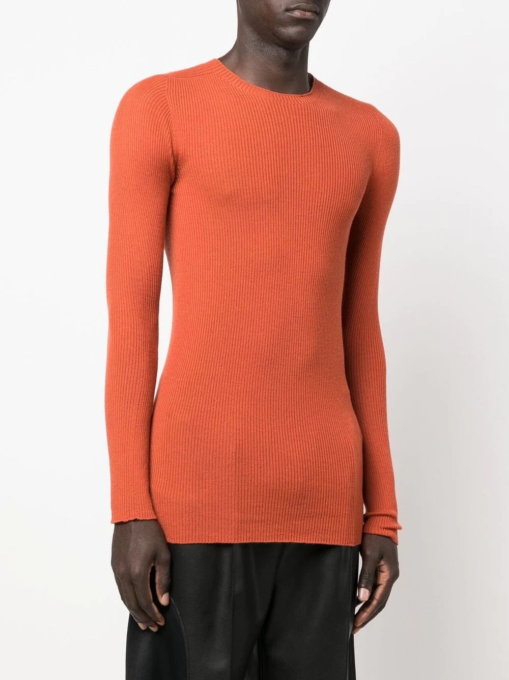 Ribbed round-neck jumper - 3