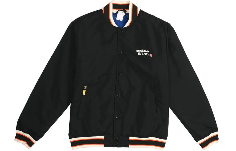 PUMA x Randomevent Bomber Graphic Logo Jacket Black 596661-01 - 1