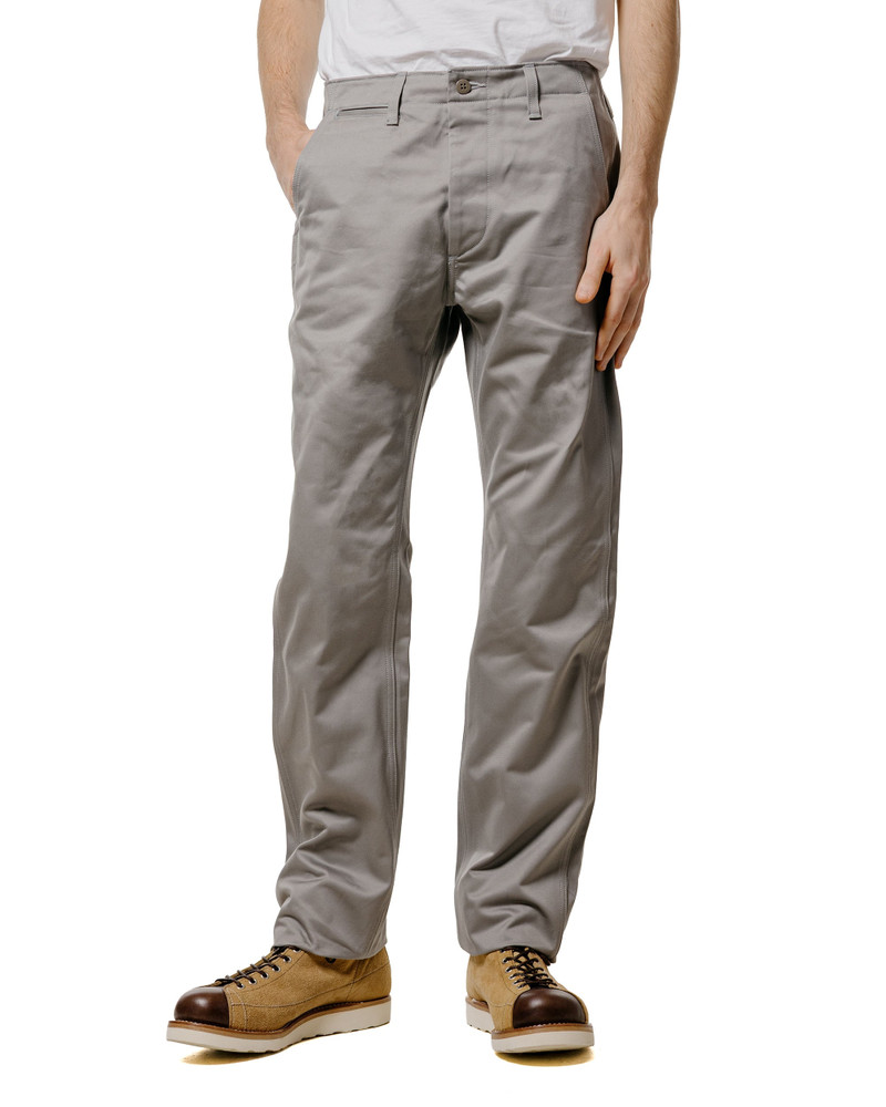 The Real McCoys MP19010 Blue Seal Chino Trousers Medium Gray outlook