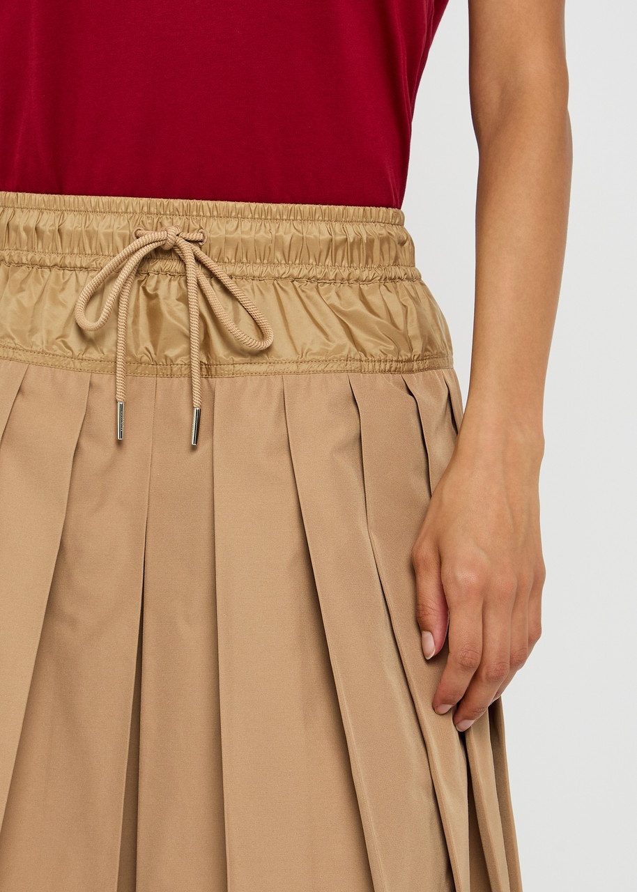 Moncler Pleated Woven Mini Skirt - 5