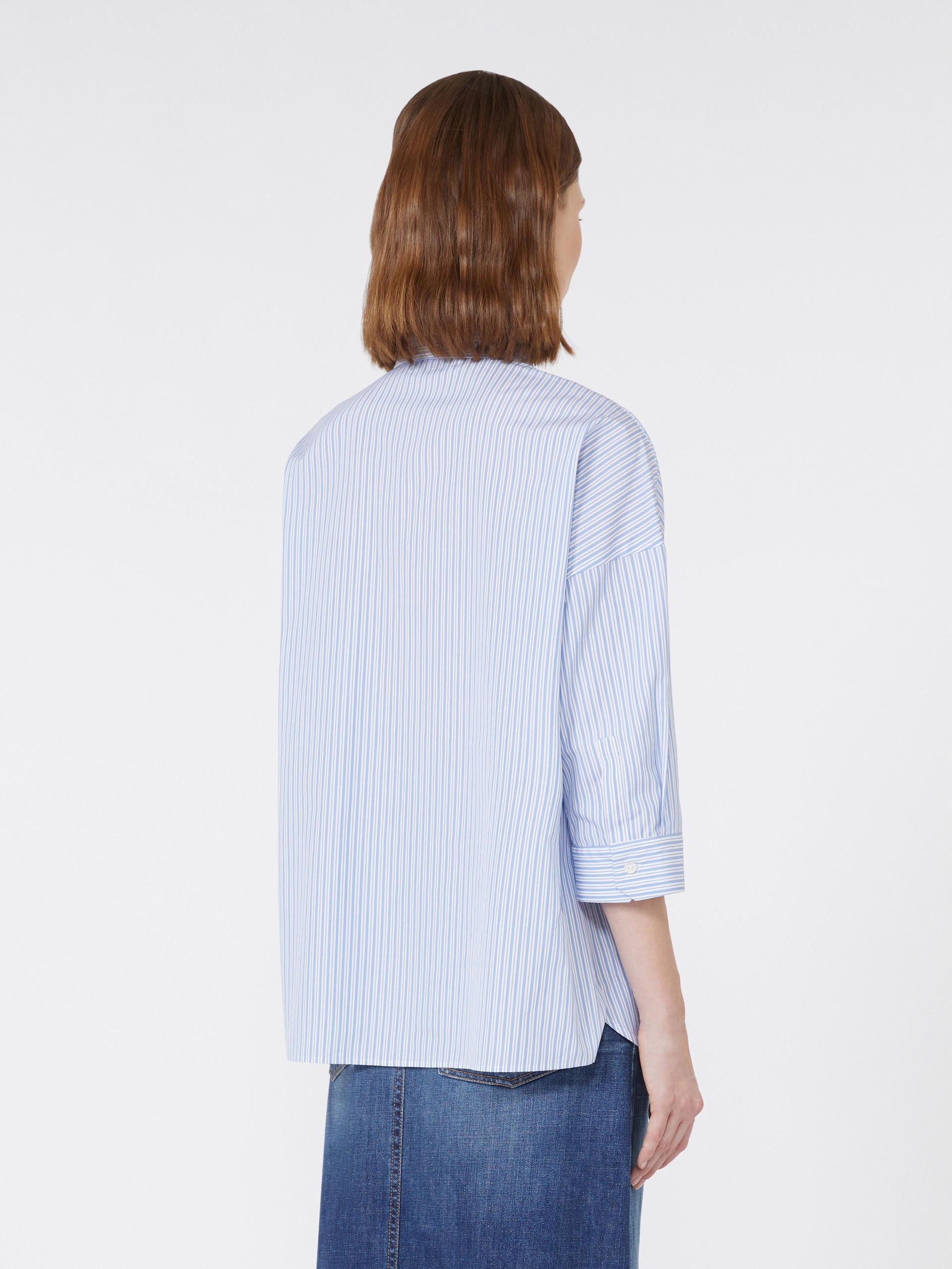 GIRALDA Flared poplin shirt - 4