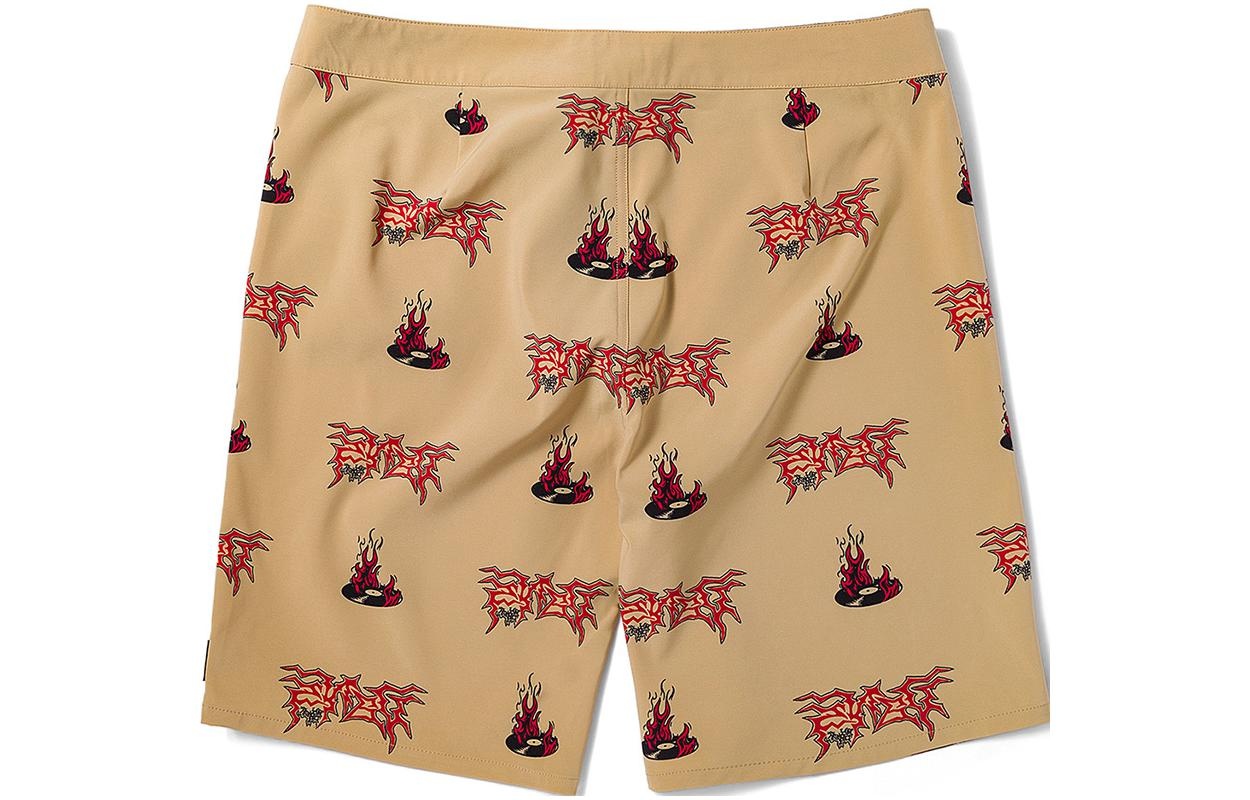 Vans x OKEH Record Shorts 'Brown' VN000FTWCGU - 2