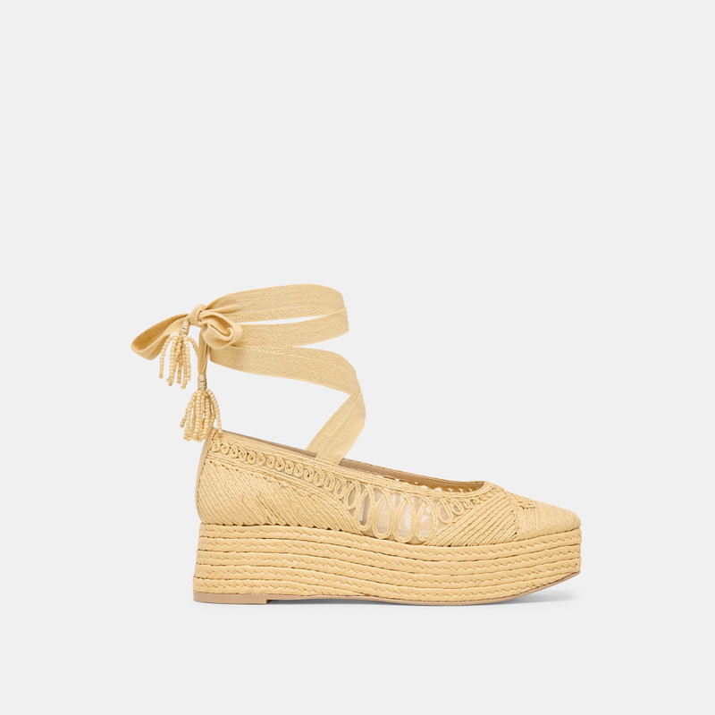 FARIS FLATS LT NATURAL MACRAME 1