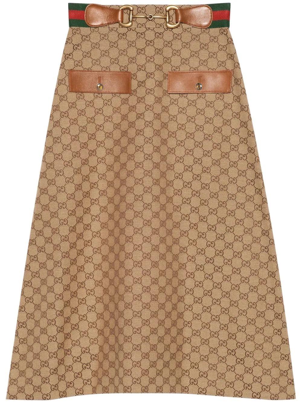 GG Supreme midi skirt - 1