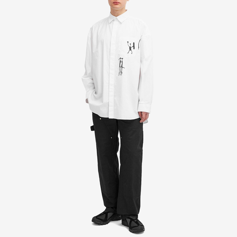 Wood Wood Wood Wood Rofus Oversized Print Shirt outlook
