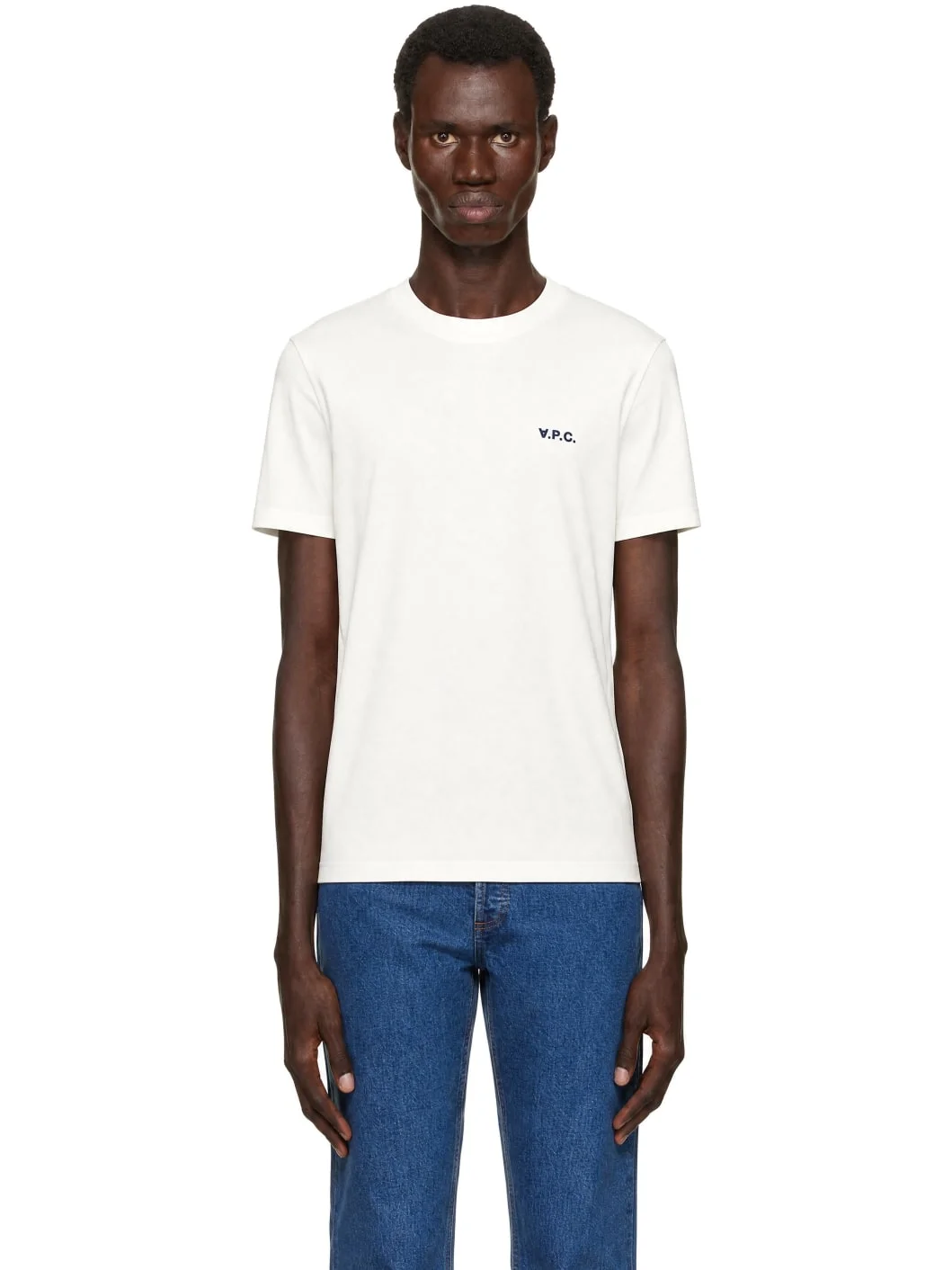 White Boxy Petit 'VPC' T-shirt - 1