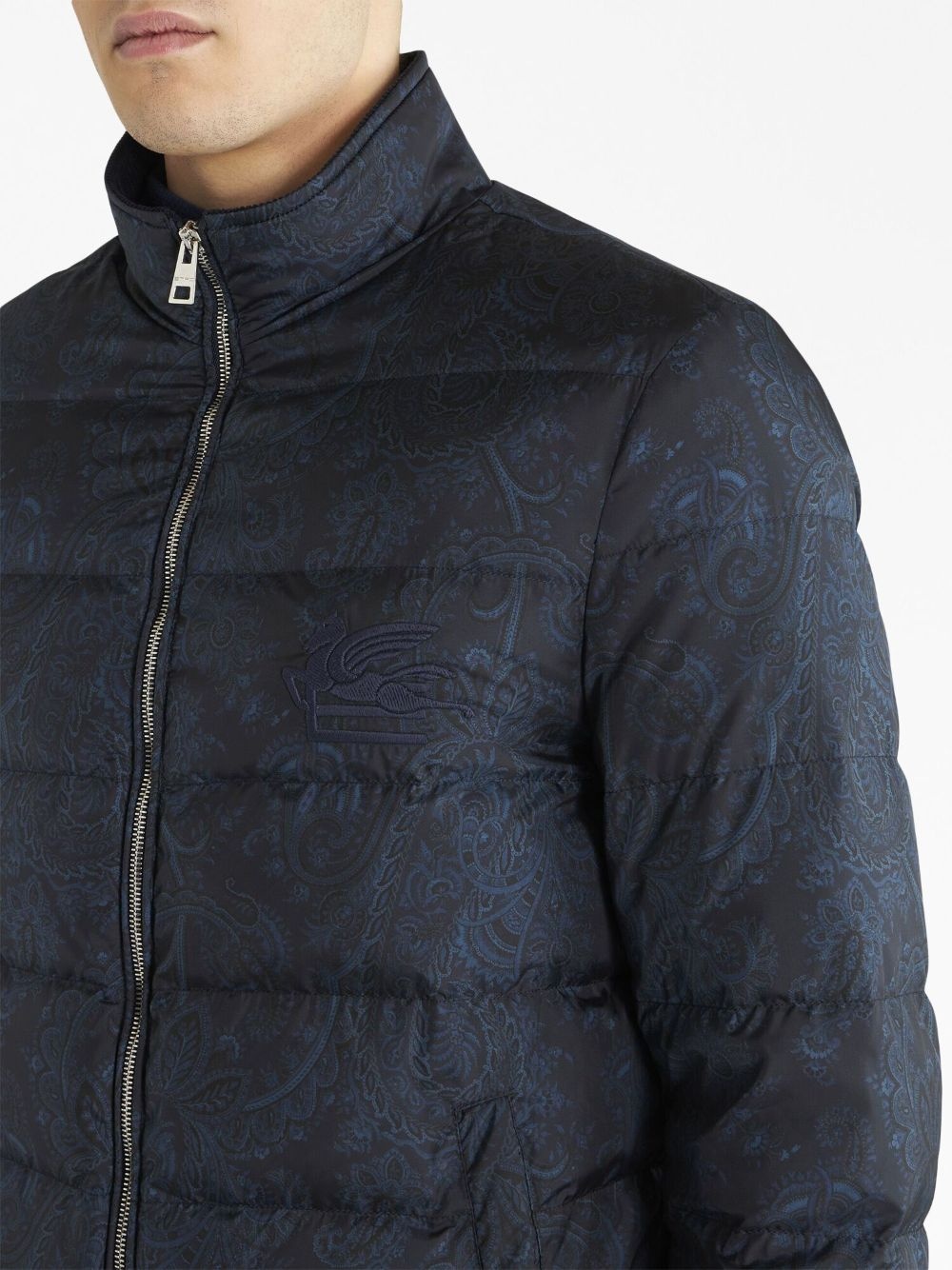 paisley-print padded jacket - 4