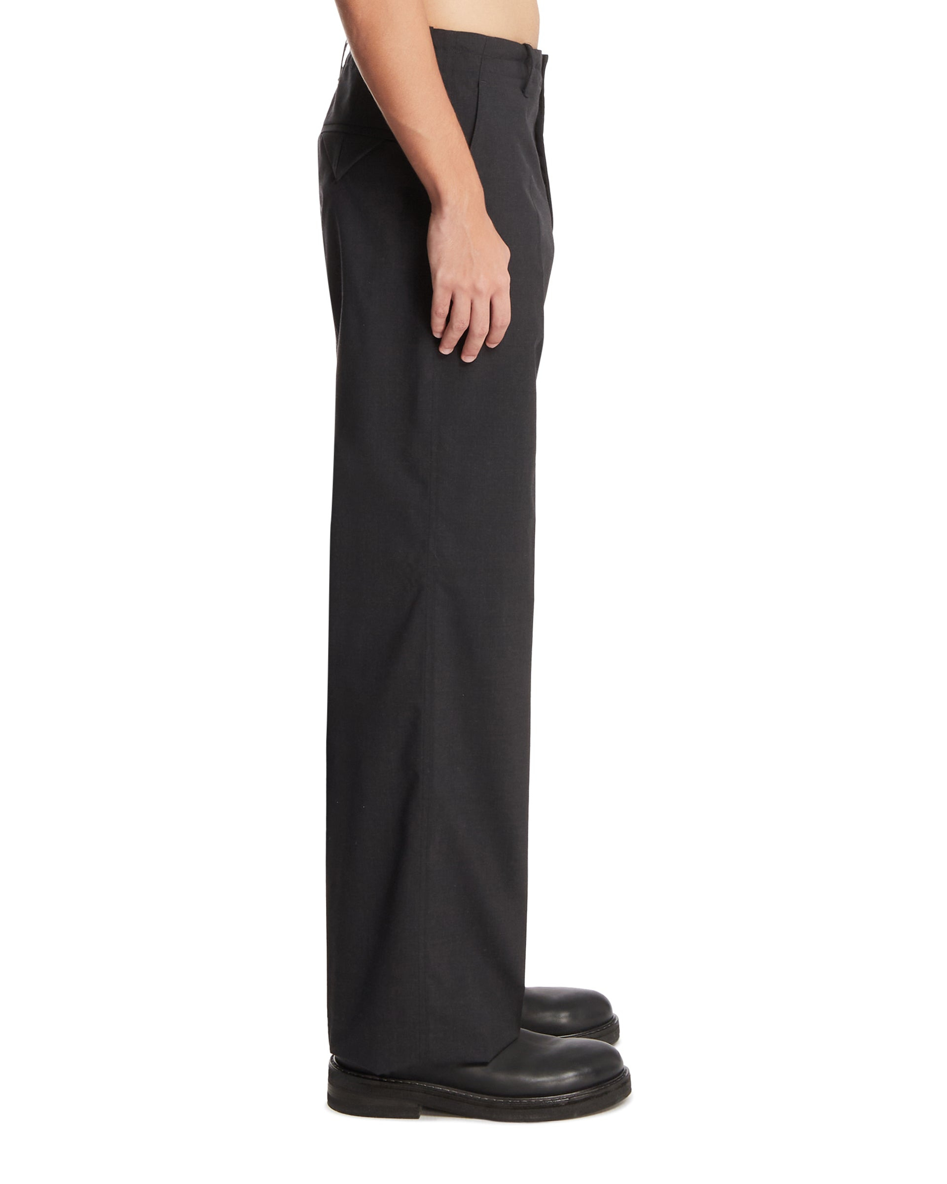 Gray Wool Pants - 5