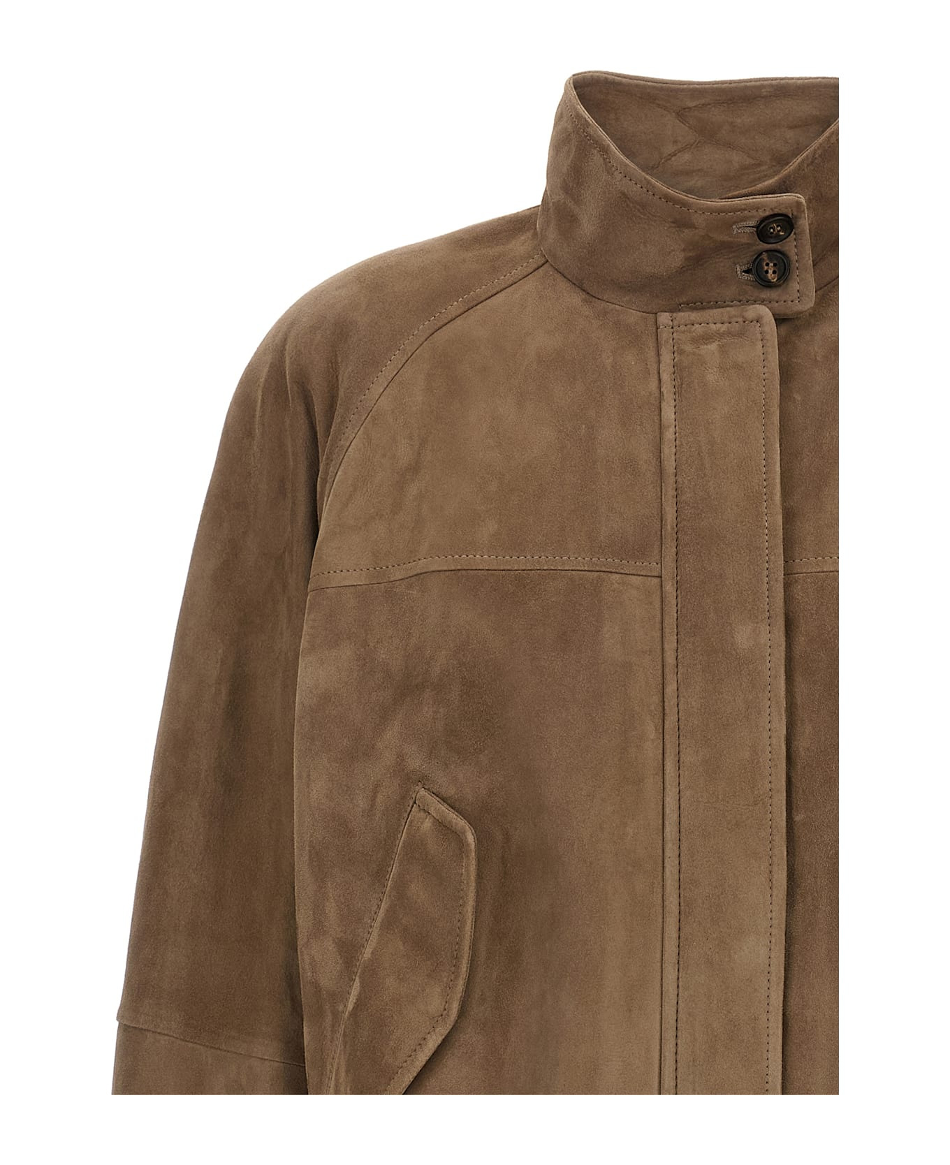 Monile Suede Jacket - 3