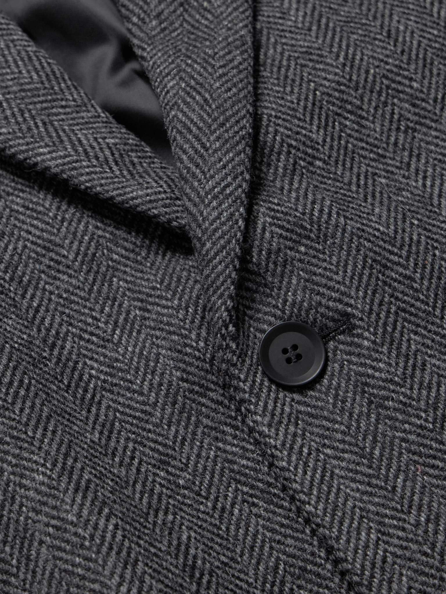 Apc herringbone coat best sale