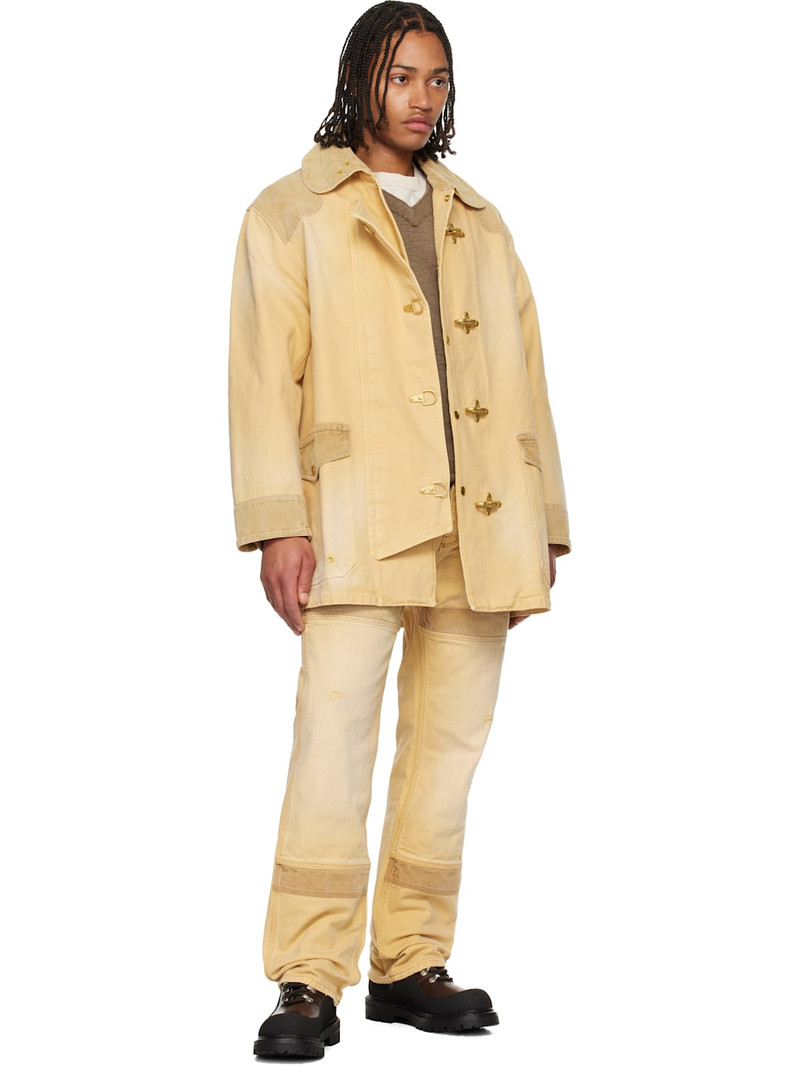 WALES BONNER Beige 'The Sierra' Coat outlook