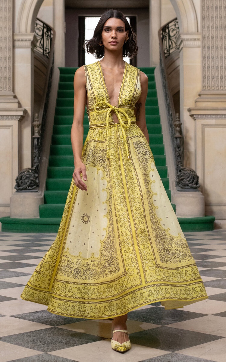 zimmermann yellow dress